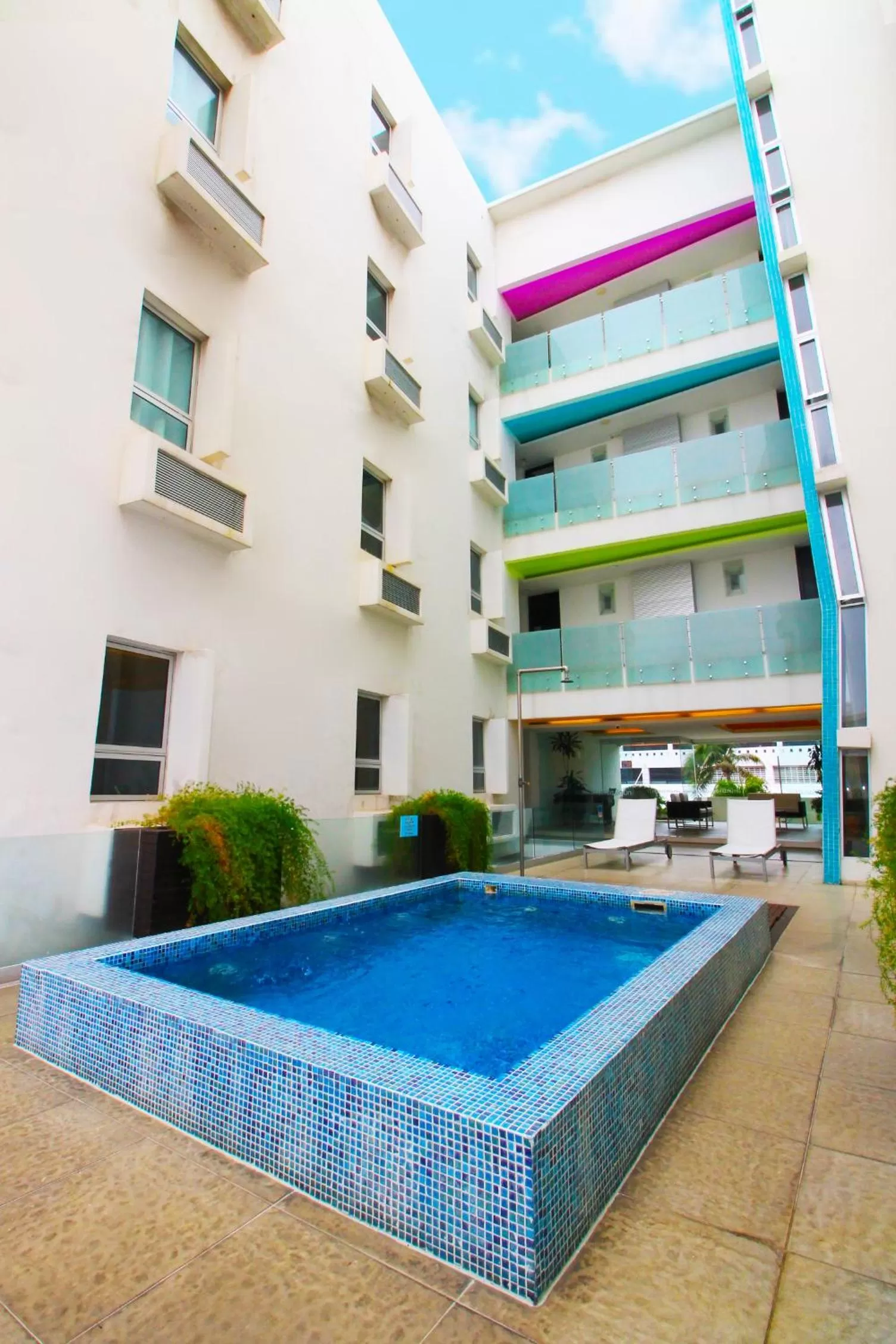 Pool view in Nu Hotel