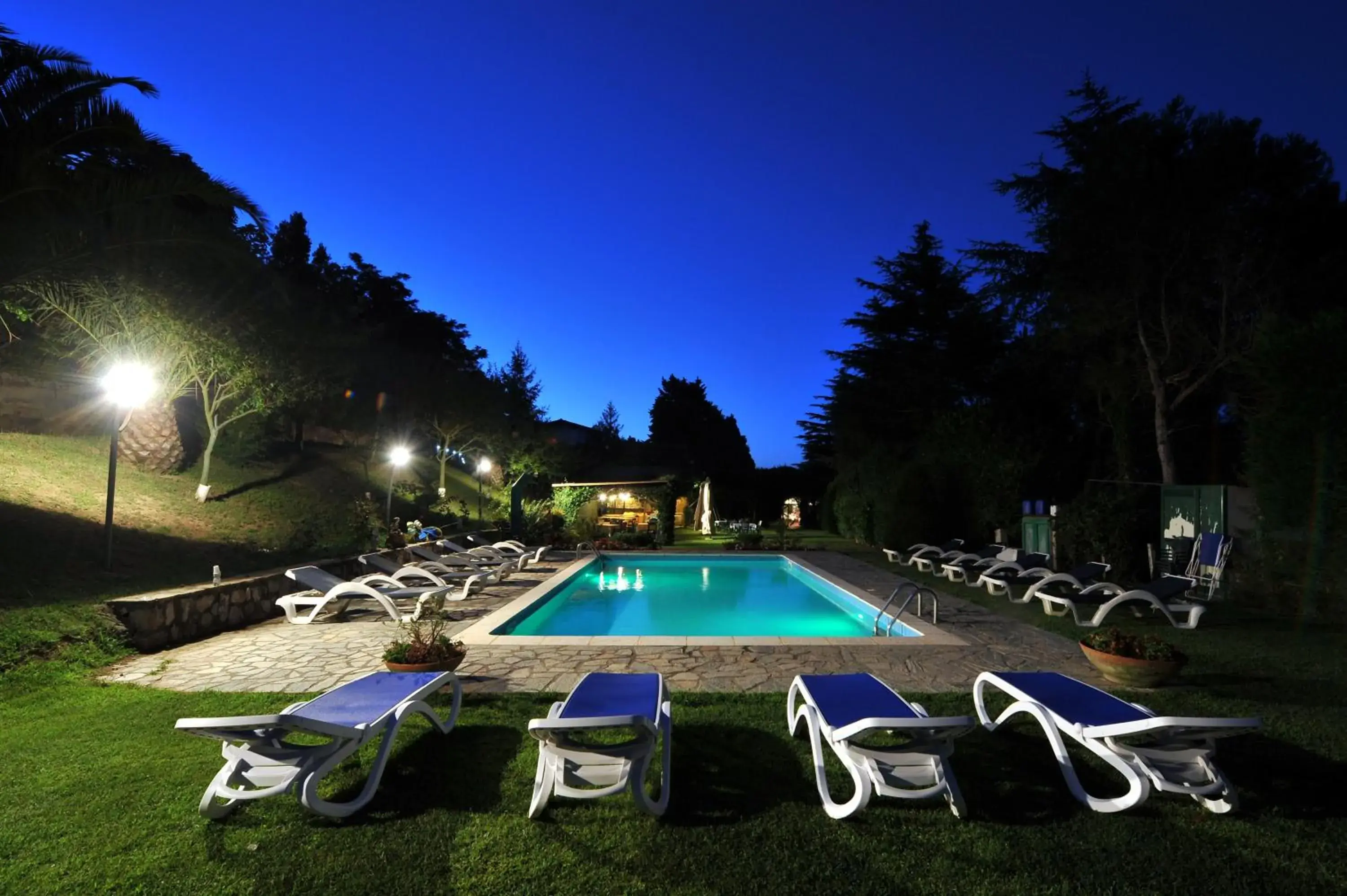 Patio, Swimming Pool in Hotel O Sole Mio