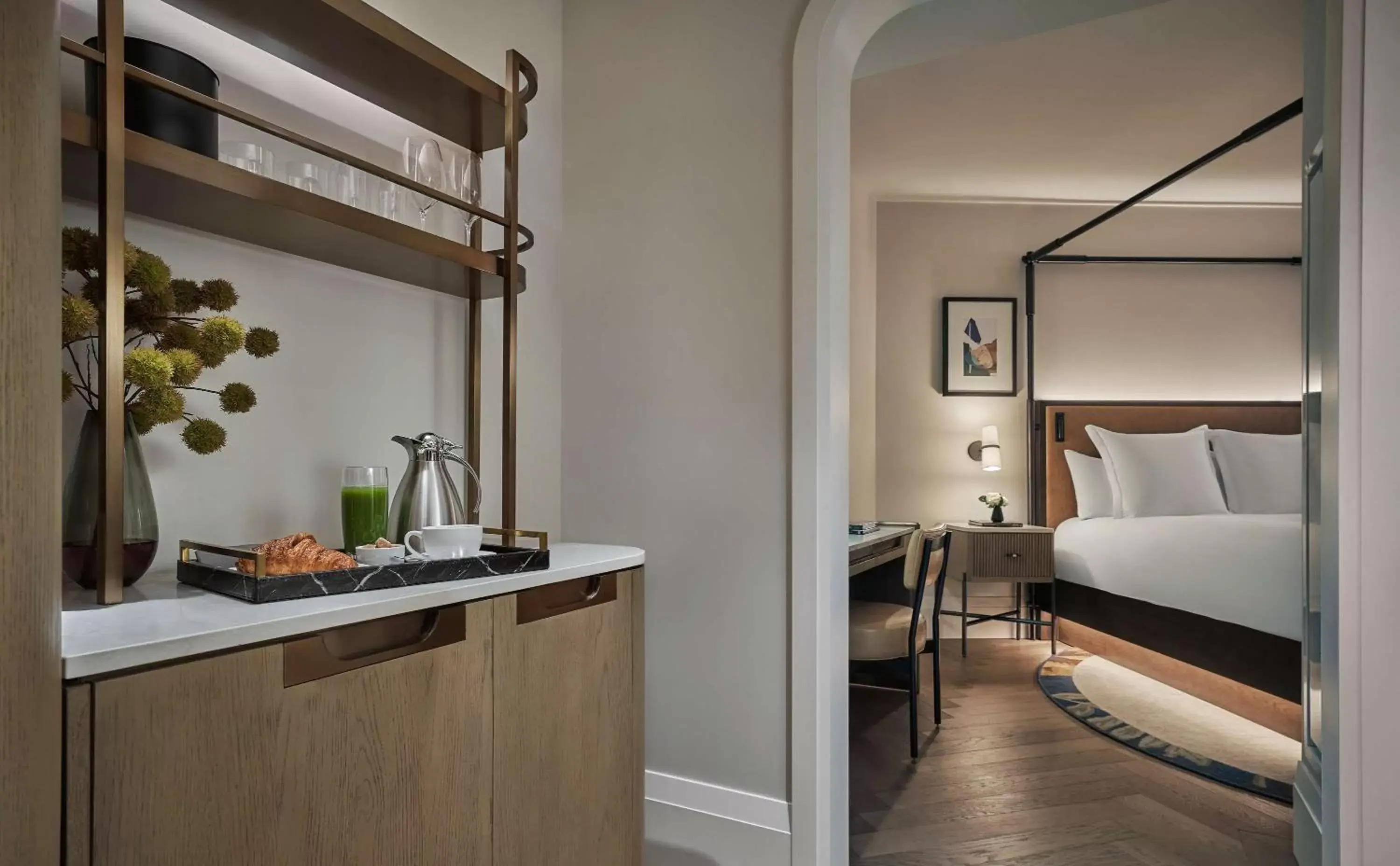 Bedroom, Kitchen/Kitchenette in Pendry Washington DC - The Wharf