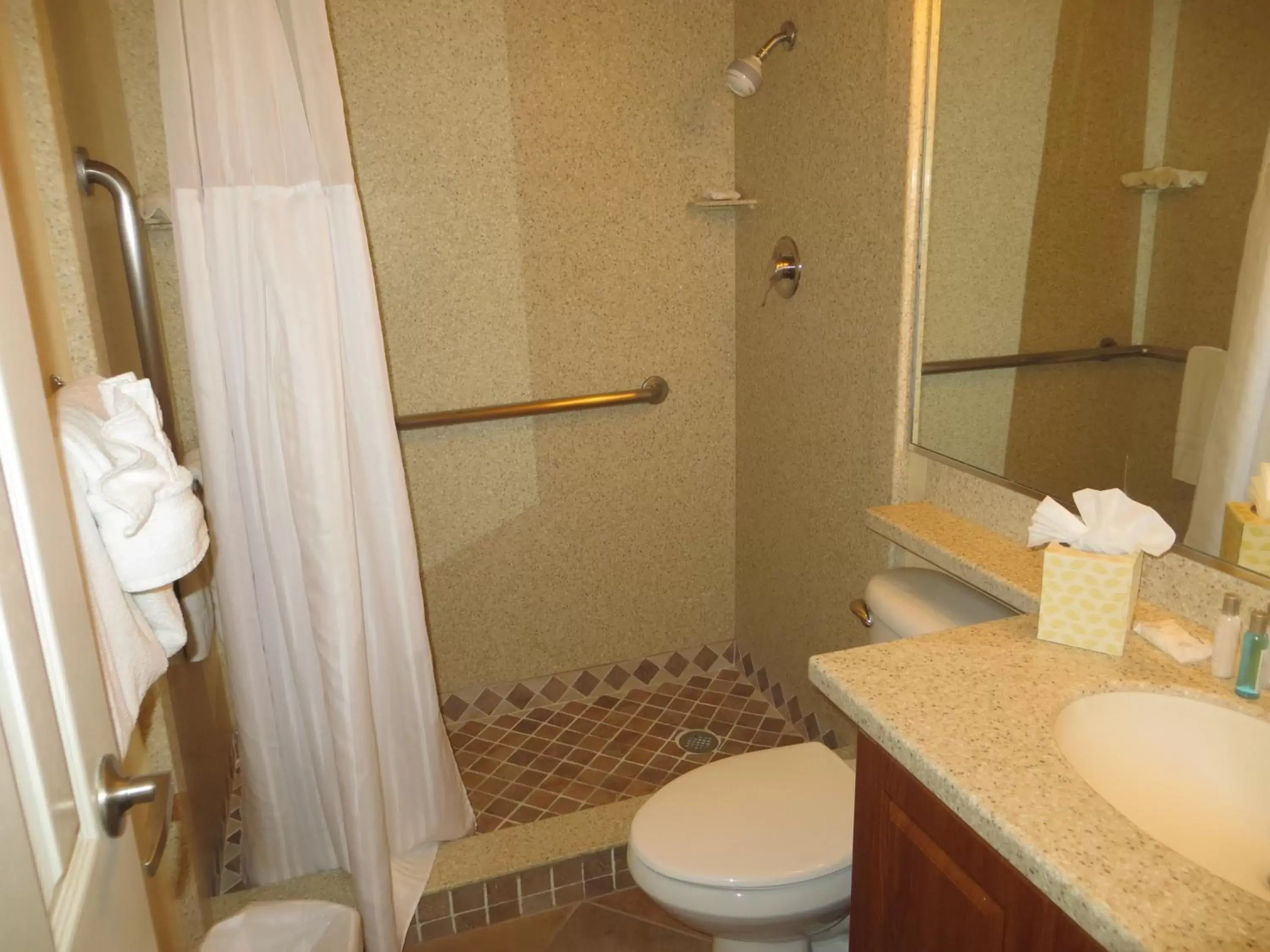 Shower, Bathroom in Jockey Resort Suites Center Strip