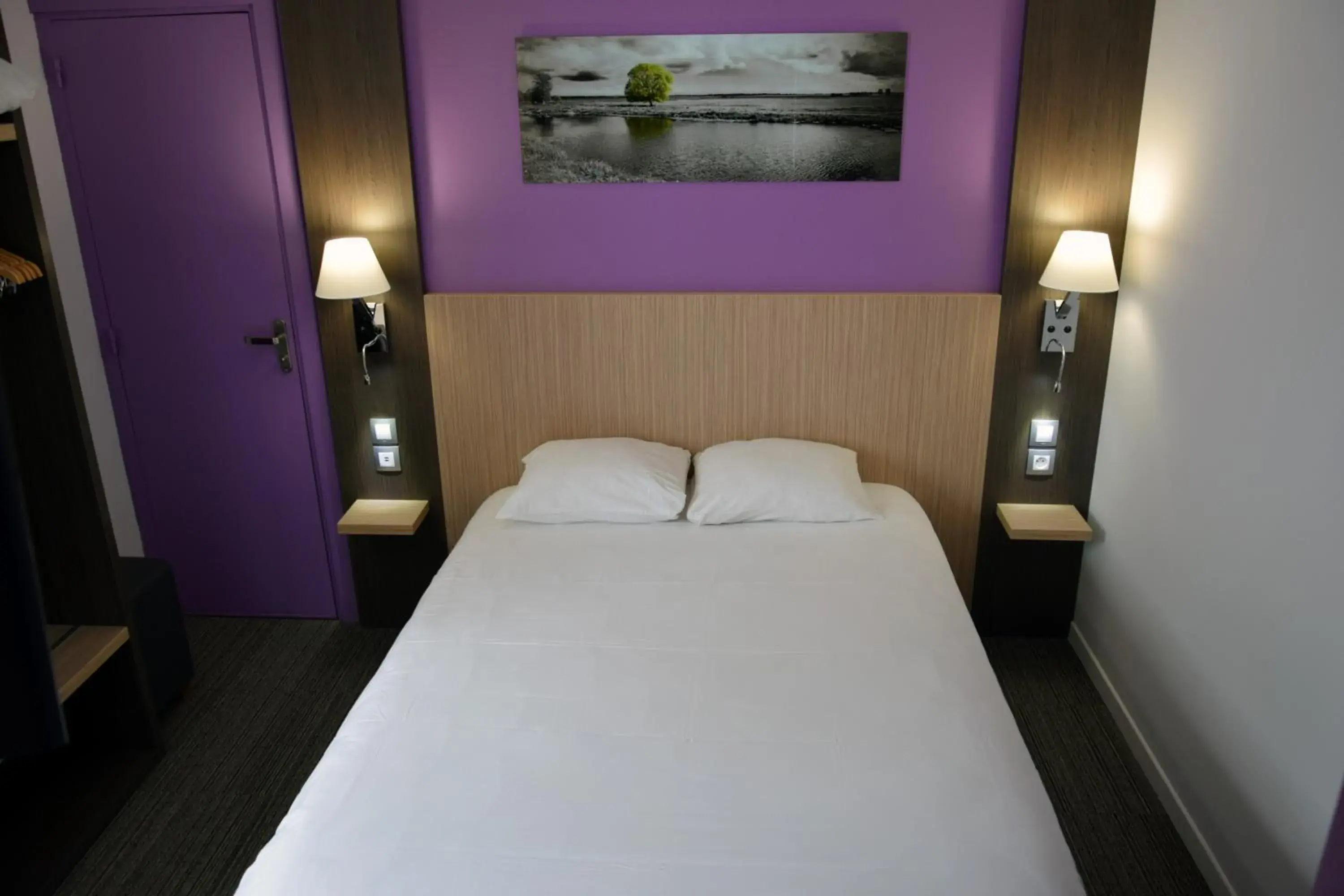 Photo of the whole room, Bed in Contact Hotel Le Seino Marin - Cléon Elbeuf