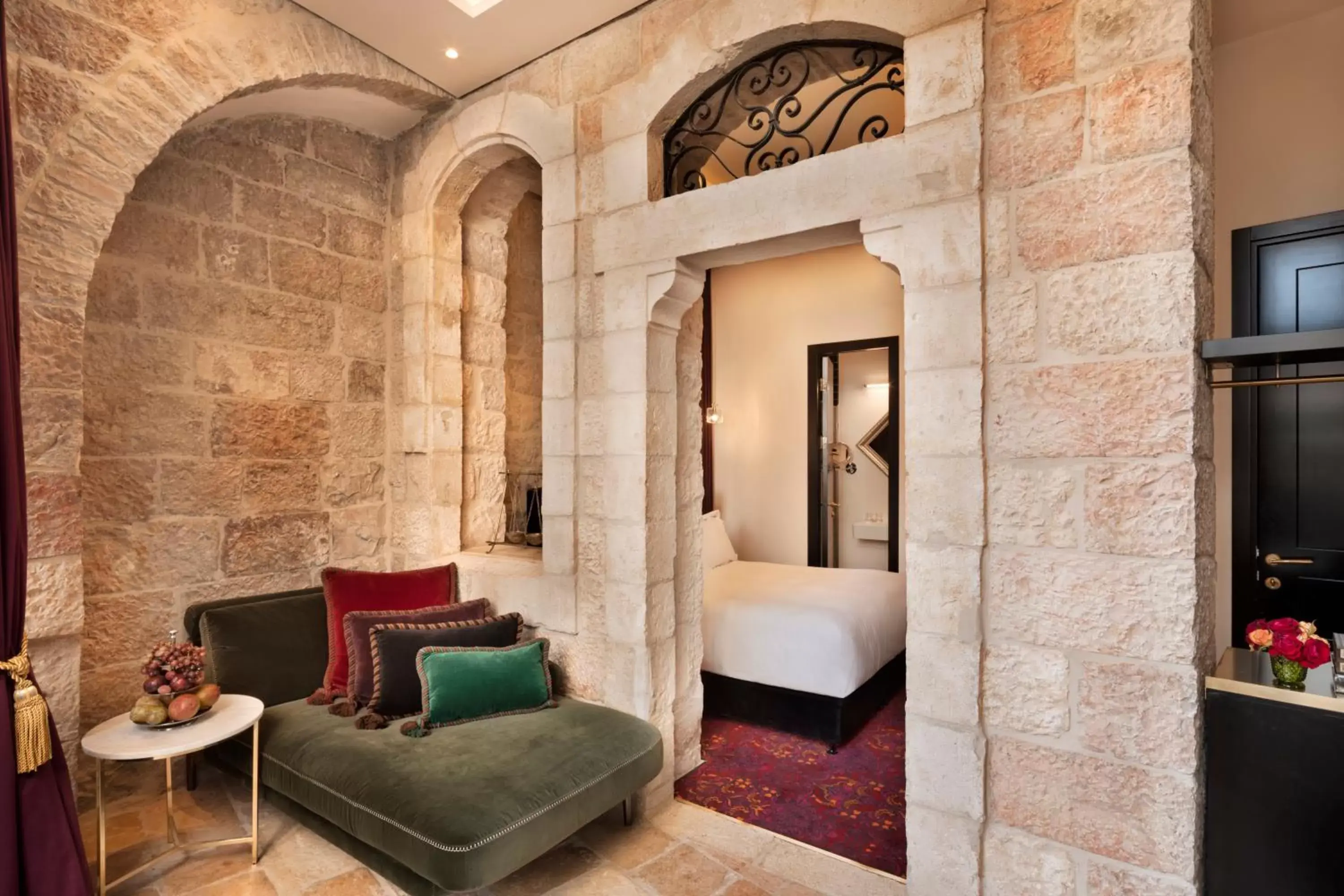 Living room, Seating Area in Villa Brown Jerusalem, a member of Brown Hotels