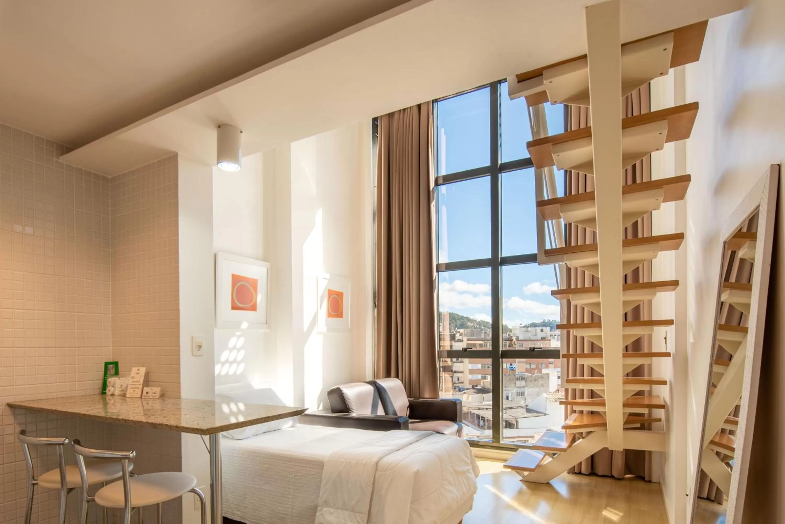 Bed in Hotel Habitare