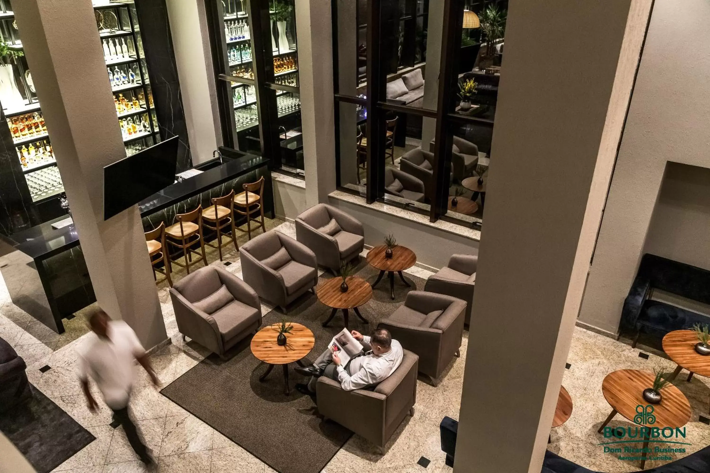 Lounge or bar in Bourbon Dom Ricardo Aeroporto Curitiba Business Hotel