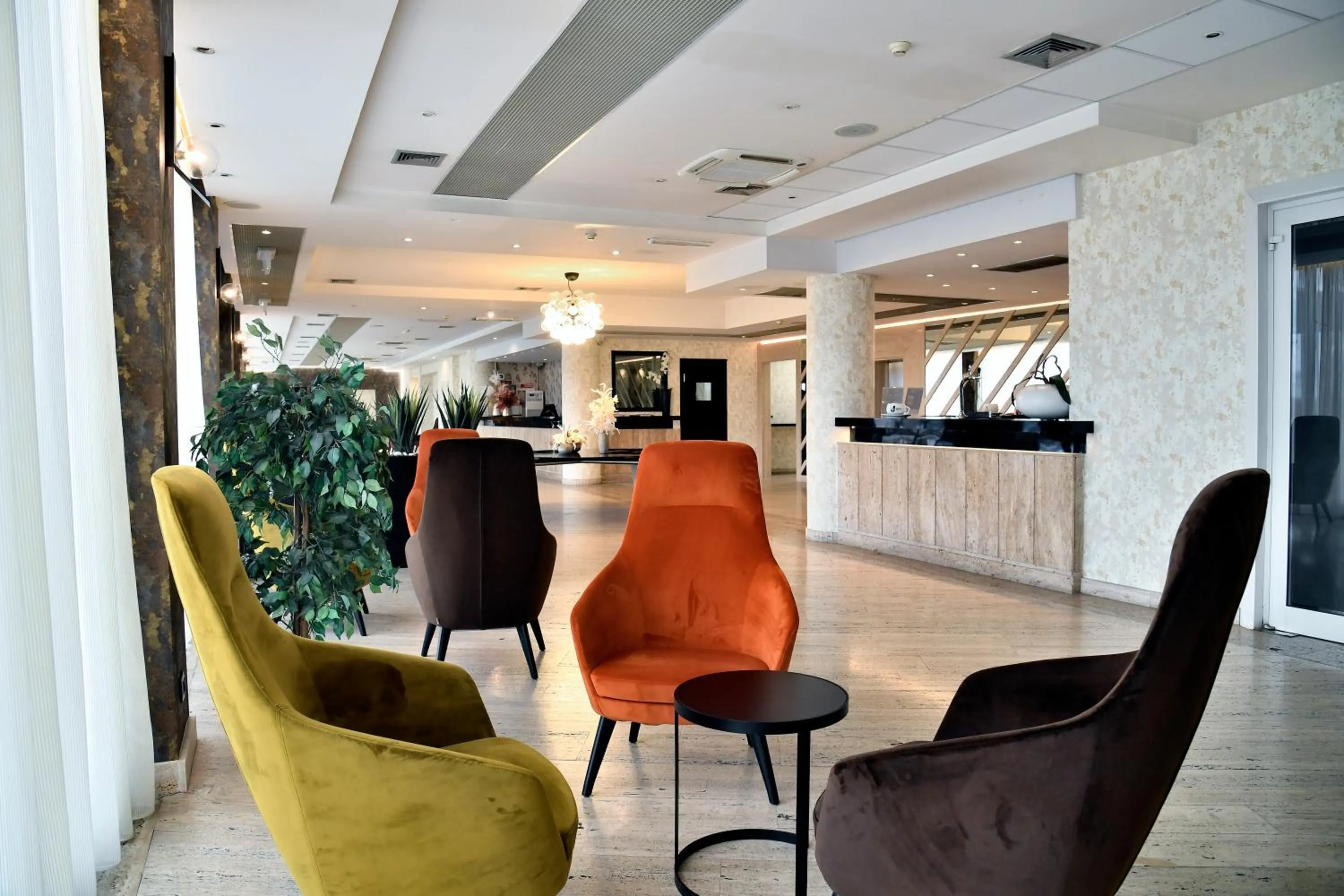 Lobby or reception in Palace Inn Rome Fiano