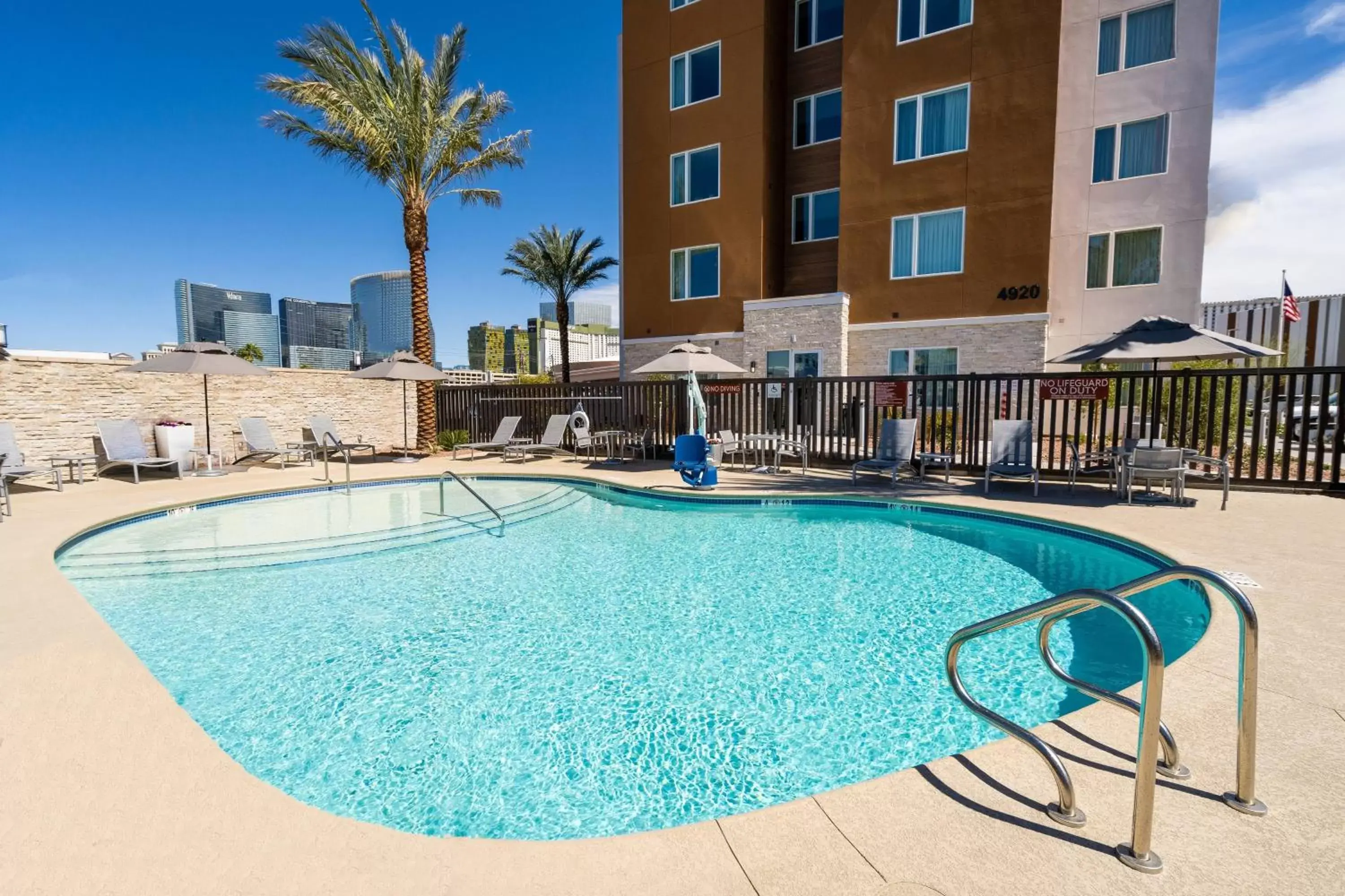 Swimming Pool in TownePlace Suites By Marriott Las Vegas Stadium District