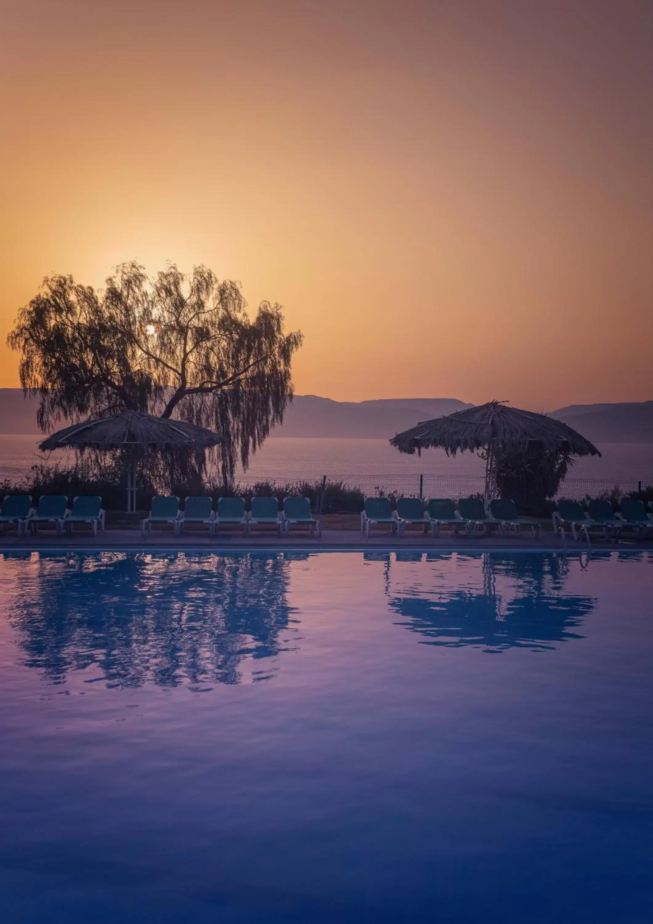 Swimming pool in Ein Gedi Kibbutz Hotel