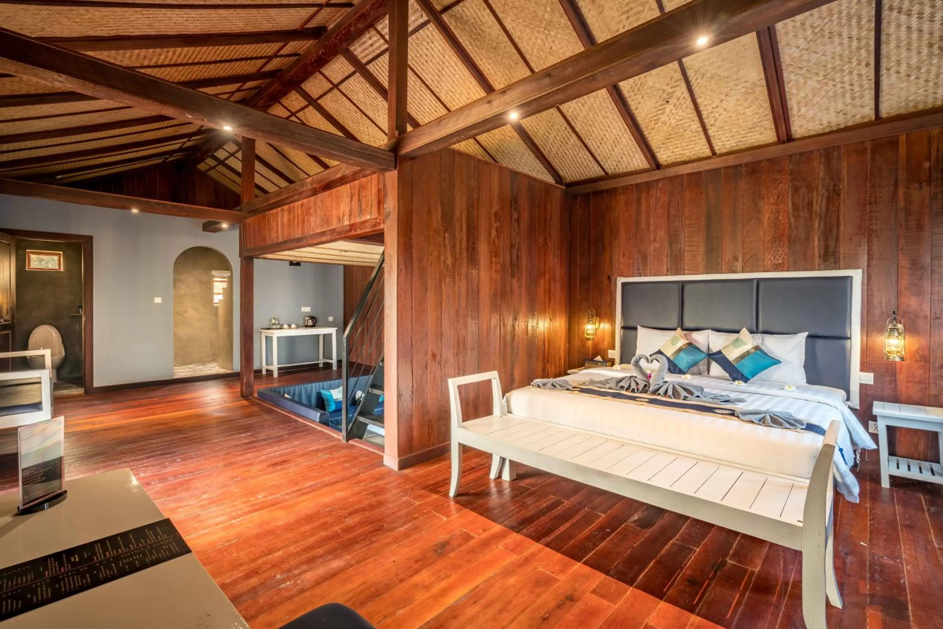 Bedroom, Bed in Authentic Khmer Village Resort