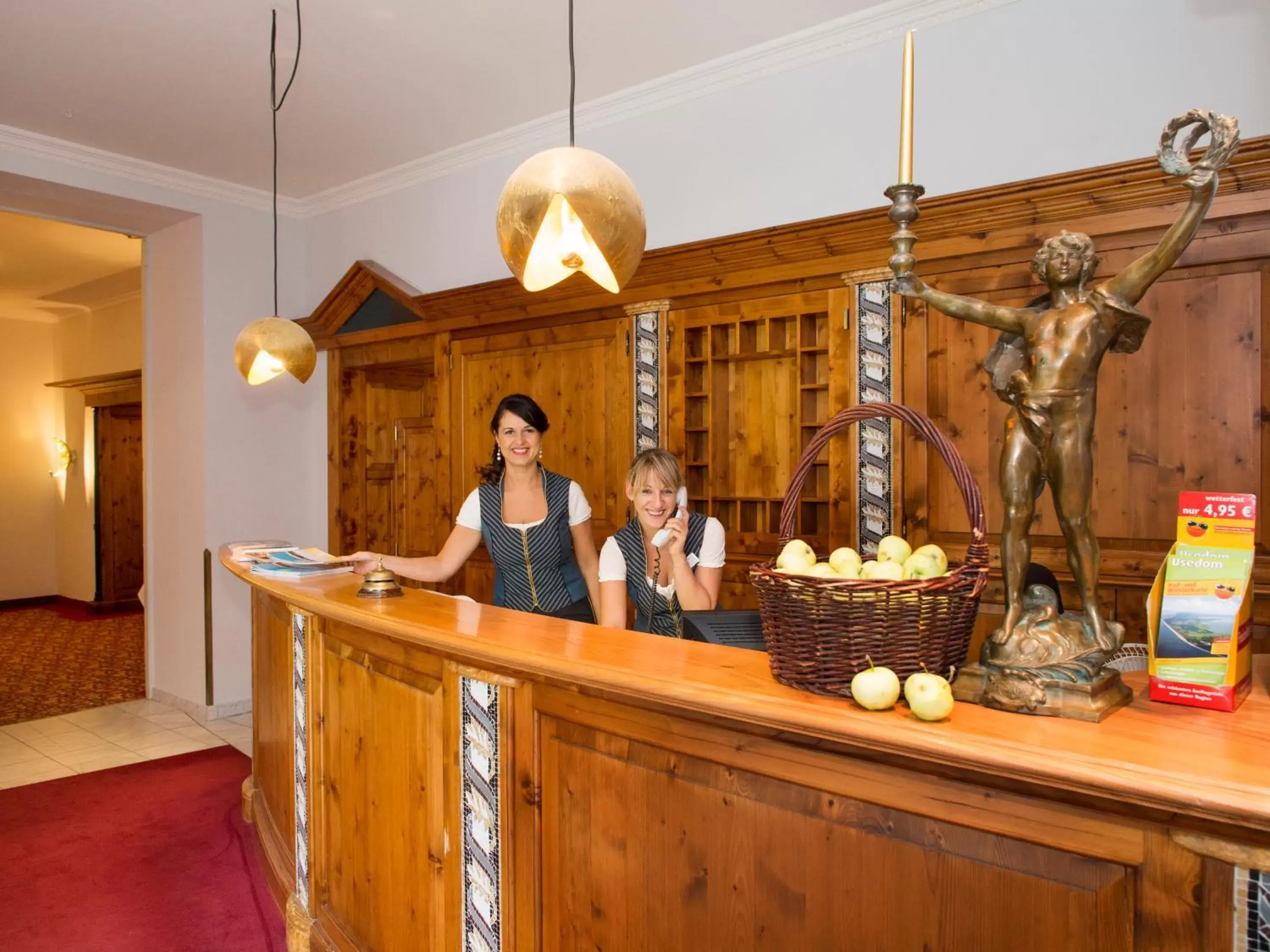Lobby or reception, Lobby/Reception in Strandhotel Heringsdorf