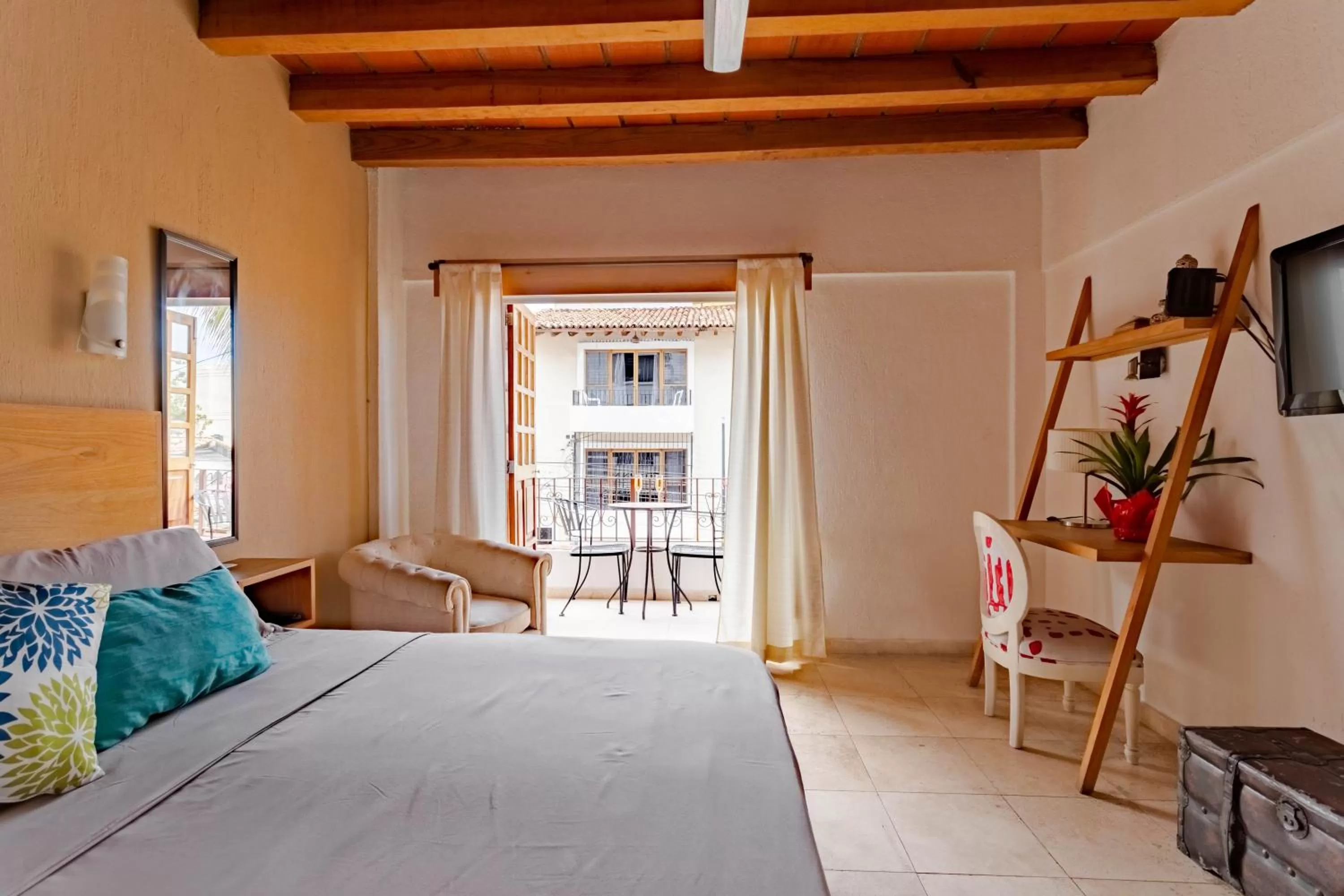 Bed in Olas Altas Suites Departamentos