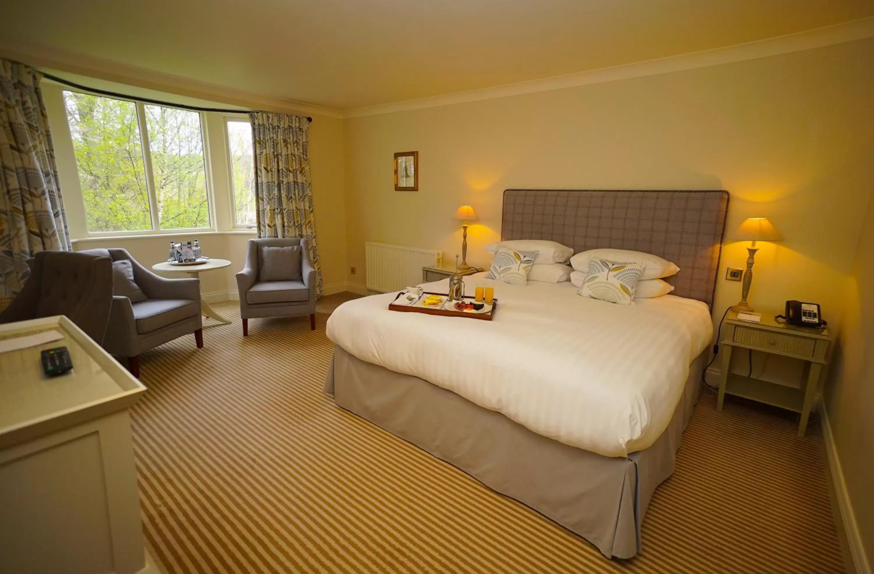 Photo of the whole room, Bed in Gisborough Hall Hotel