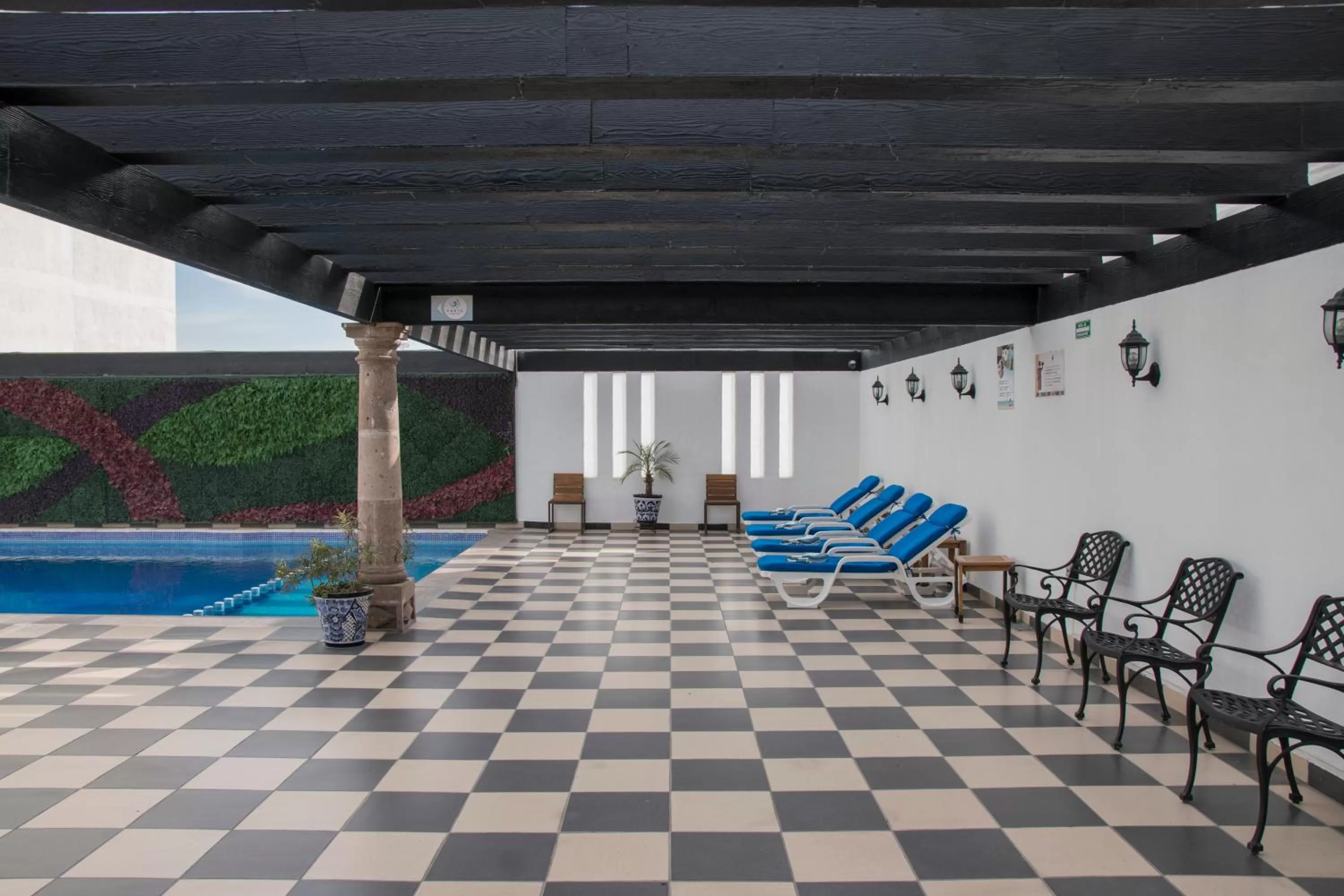 Swimming pool in Hotel Morales Historical & Colonial Downtown Core