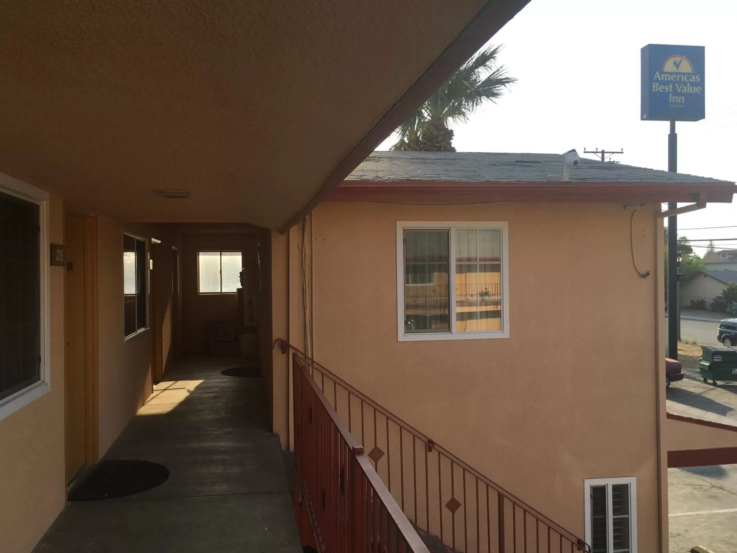 Property building in Americas Best Value Inn Beaumont California
