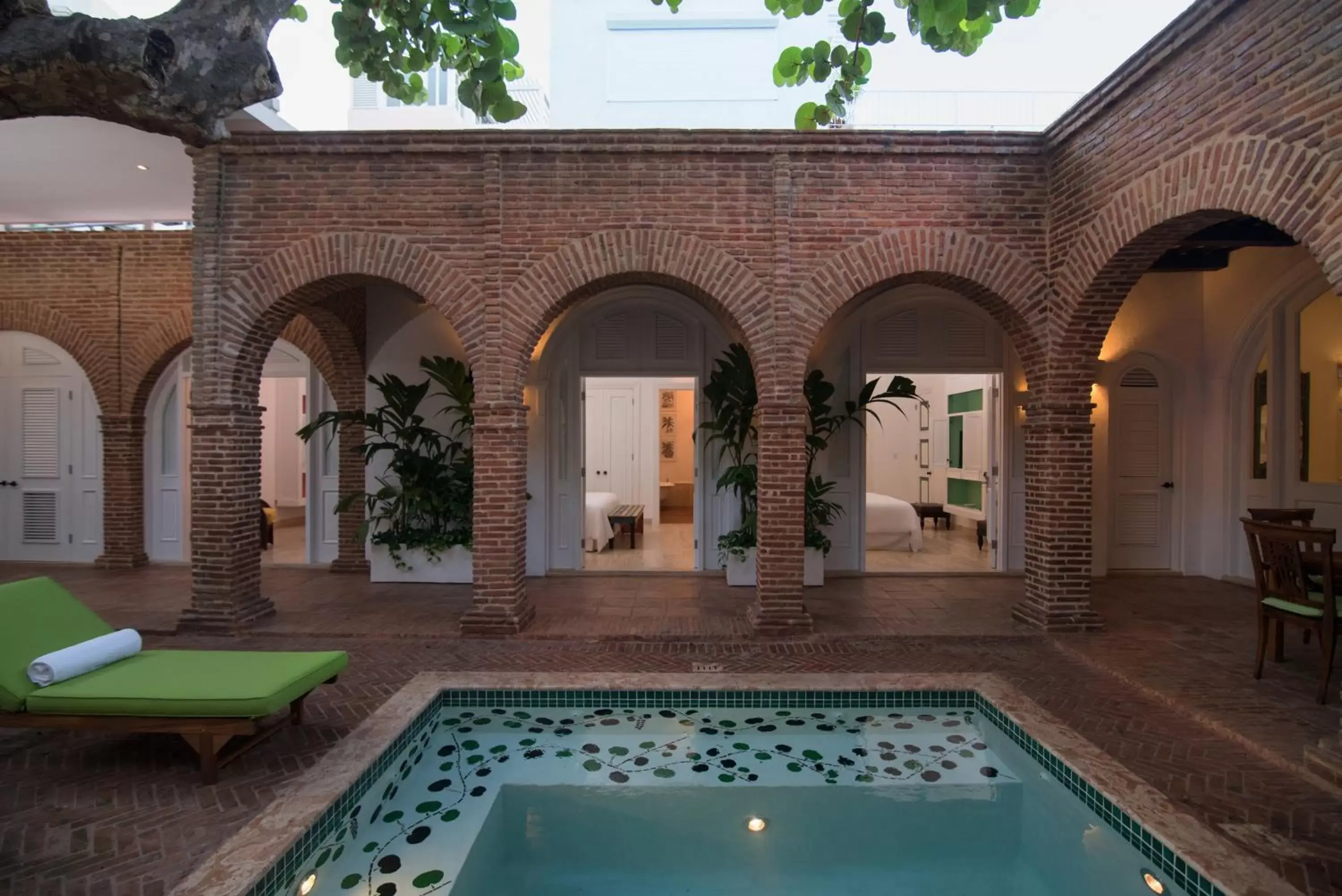 Patio, Swimming Pool in Casas del XVI