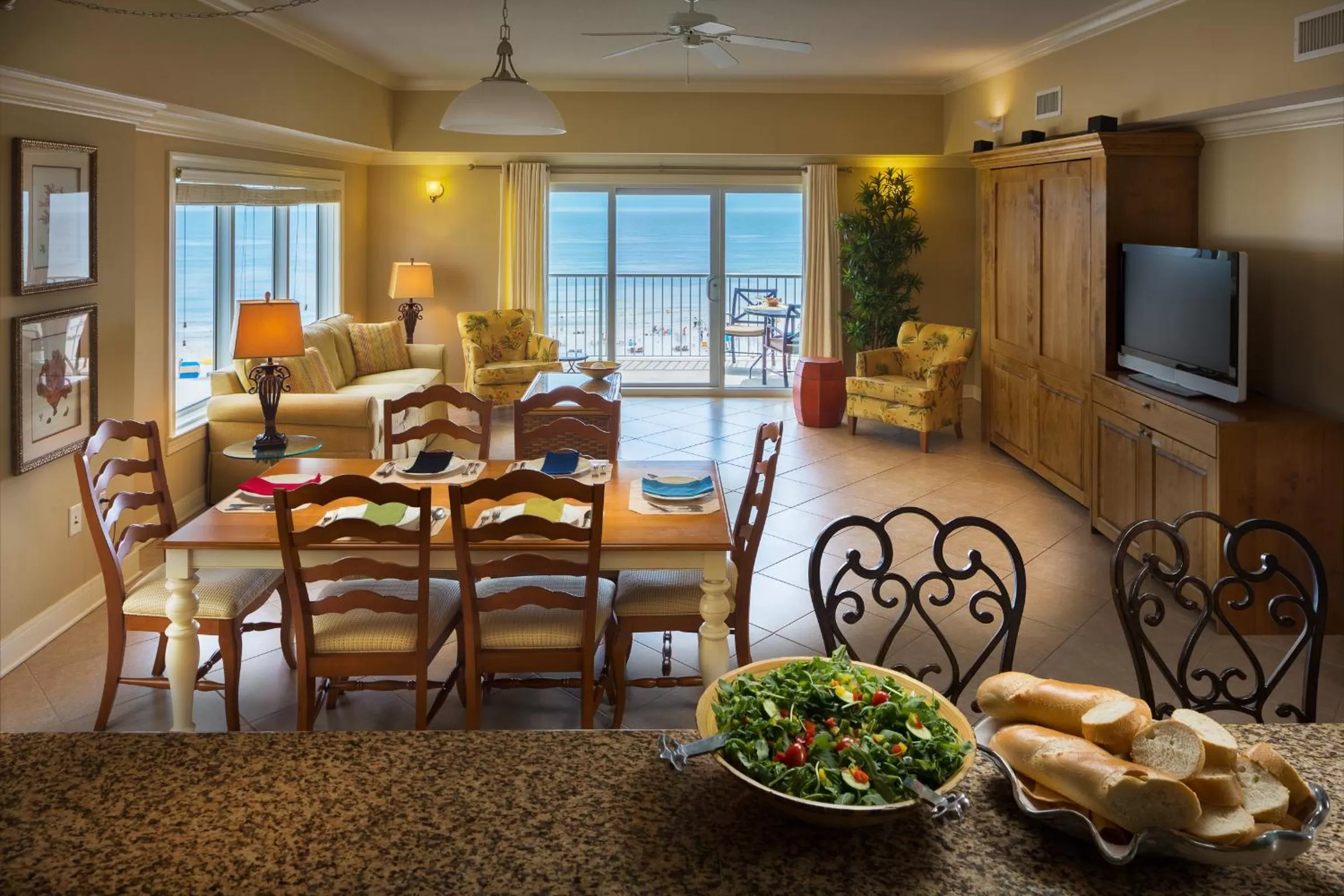 Living room in Escapes! To The Shores Orange Beach, A Ramada by Wyndham