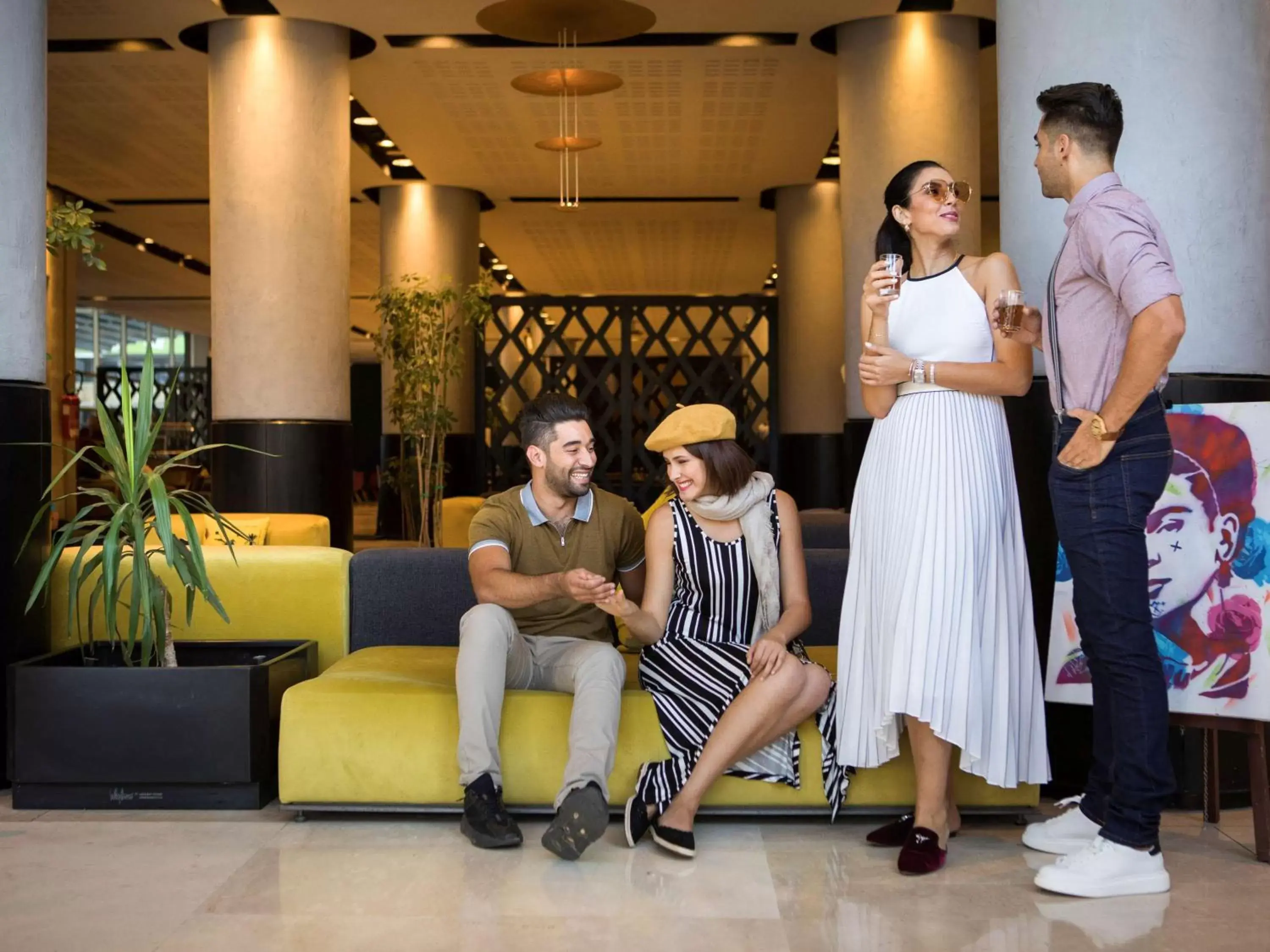 Lobby or reception in Novotel Casablanca City Center