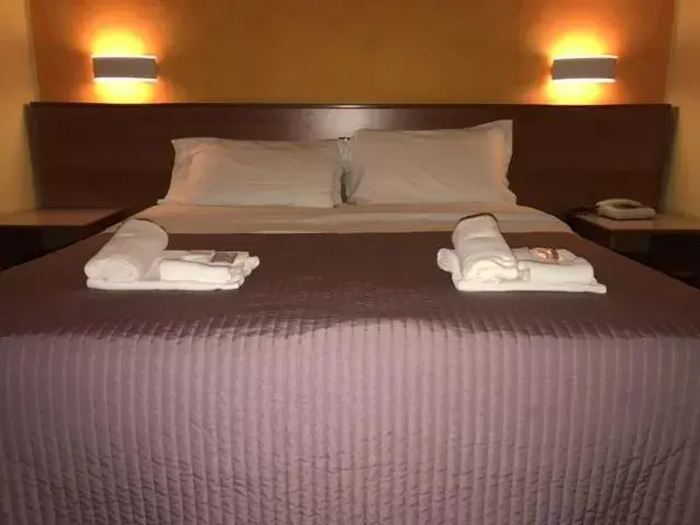 Bed in Hotel Pellegrino E Pace