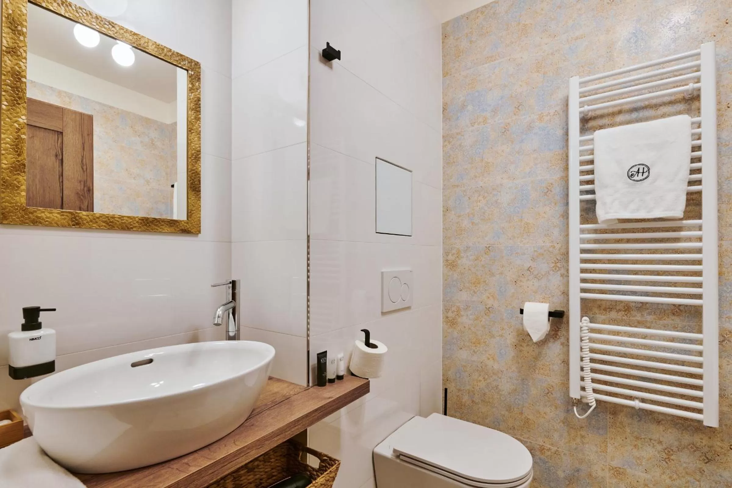 Bathroom in Hotel Alfréd a Hermína