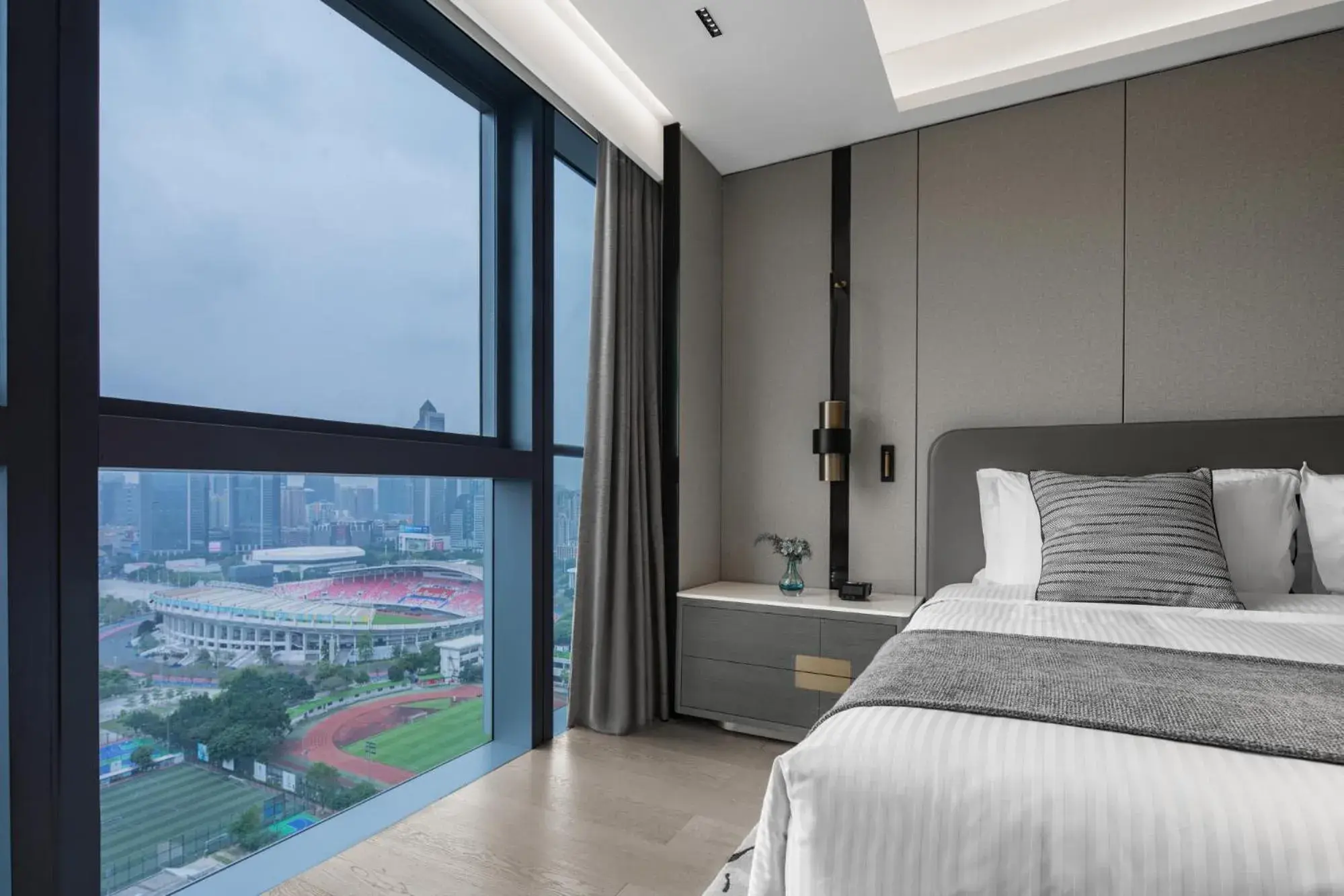City view, Bed in Ascott ICC Guangzhou