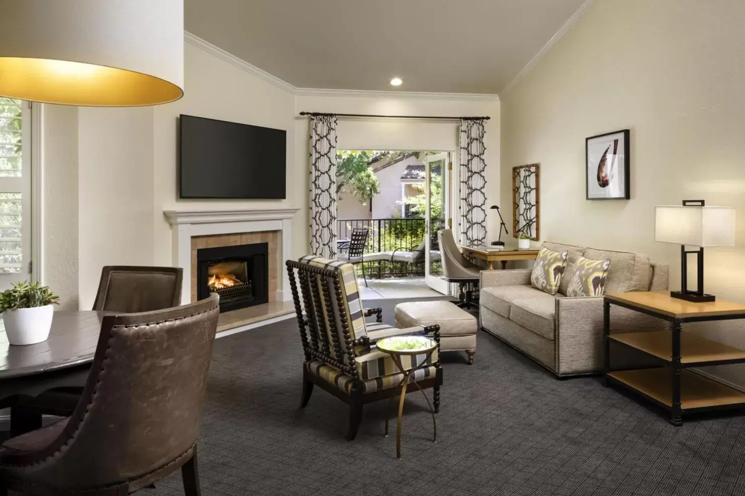 Living room, Seating Area in Fairmont Sonoma Mission Inn & Spa