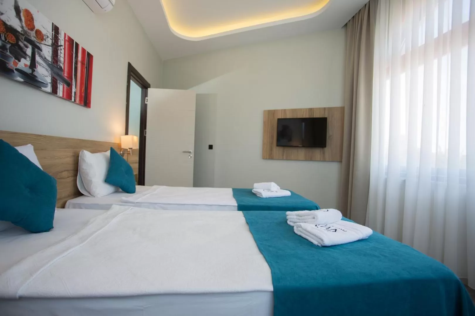 Bed in Marti Beach Hotel