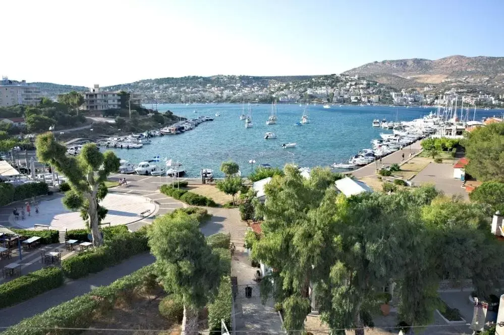 Property building, Bird's-eye View in Nikolaki Rooms