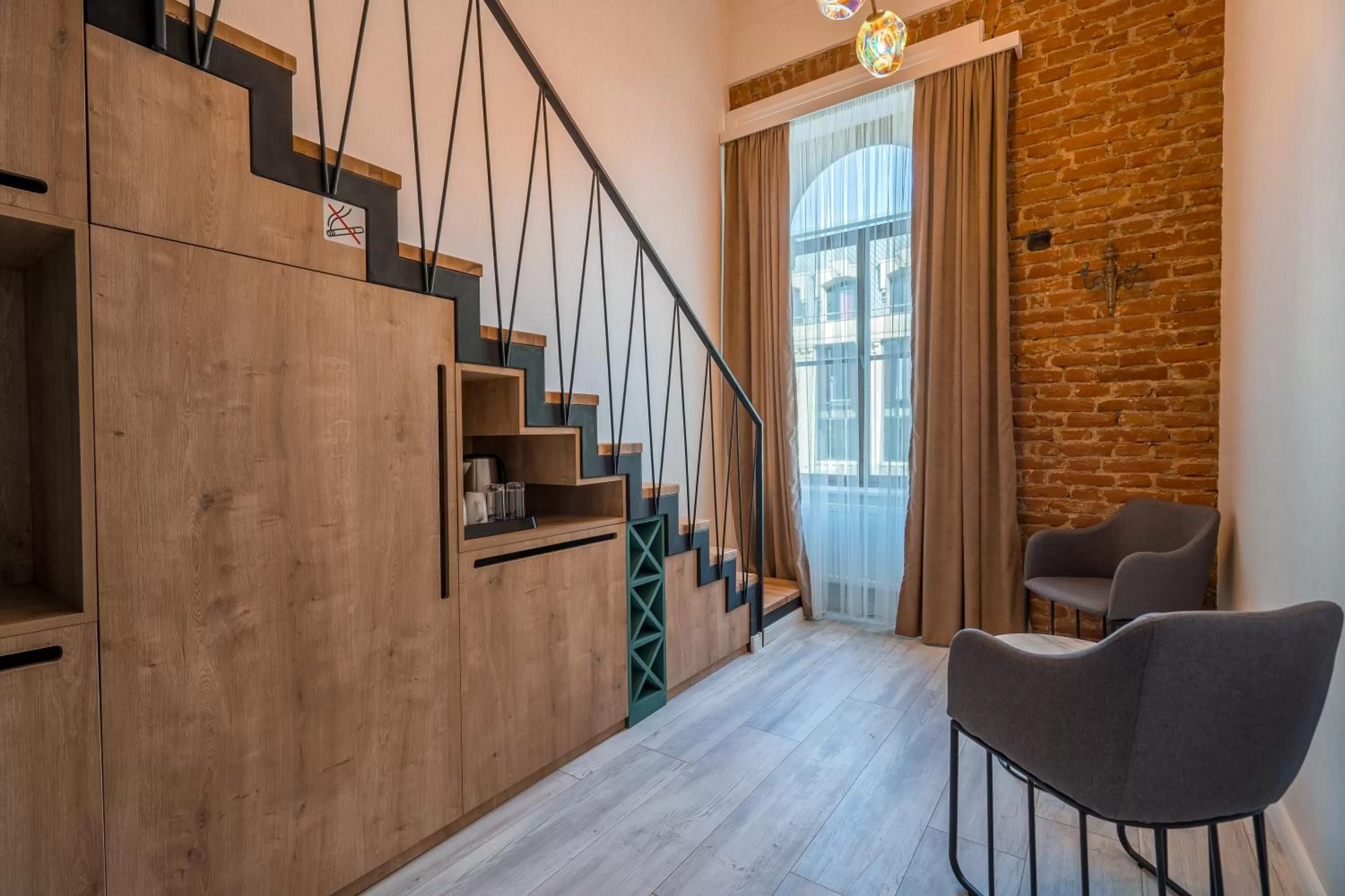 Seating Area in Mini Hotel on Aghmashenebeli Ave