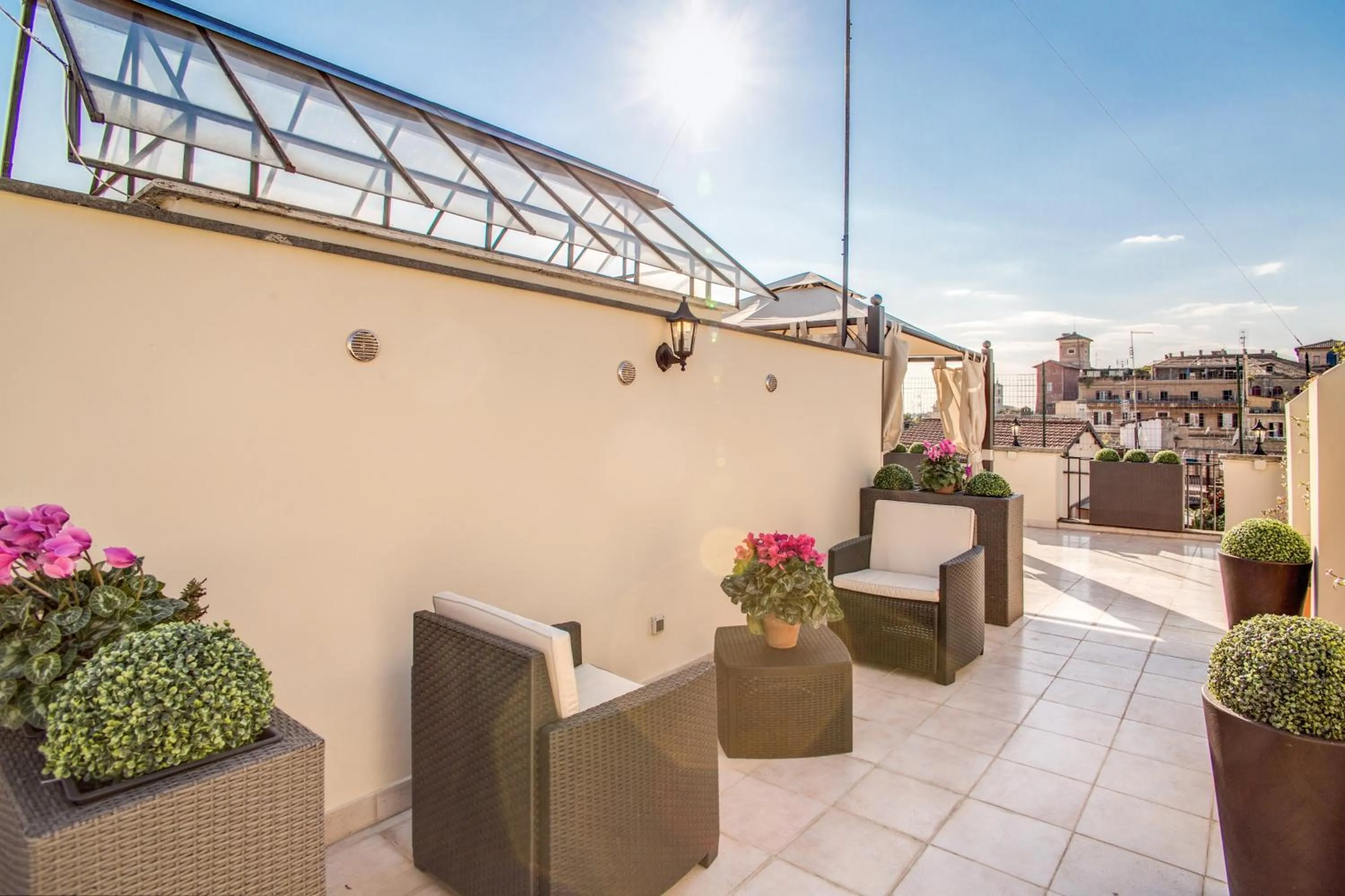 Balcony/Terrace in Hotel Anfiteatro Flavio