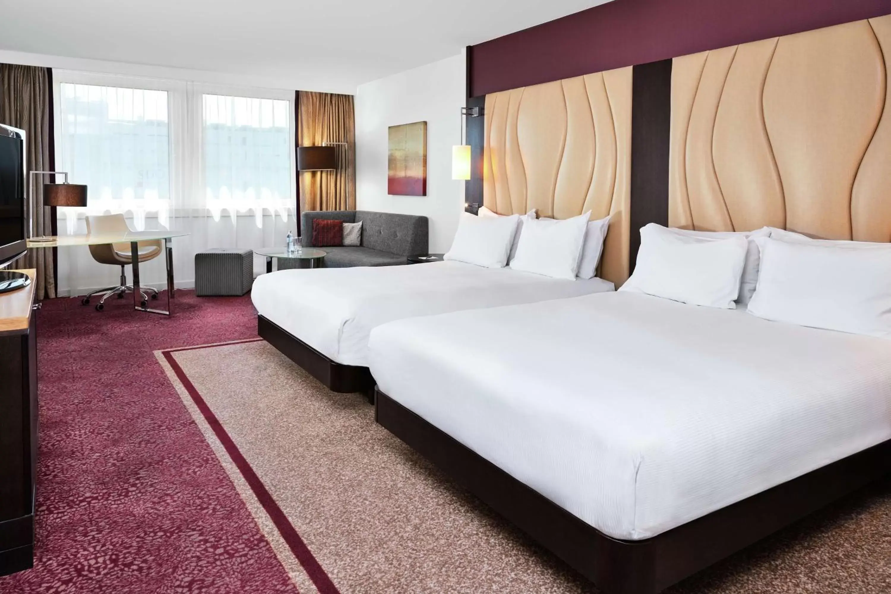 Bedroom, Bed in Hilton Vienna Danube Waterfront
