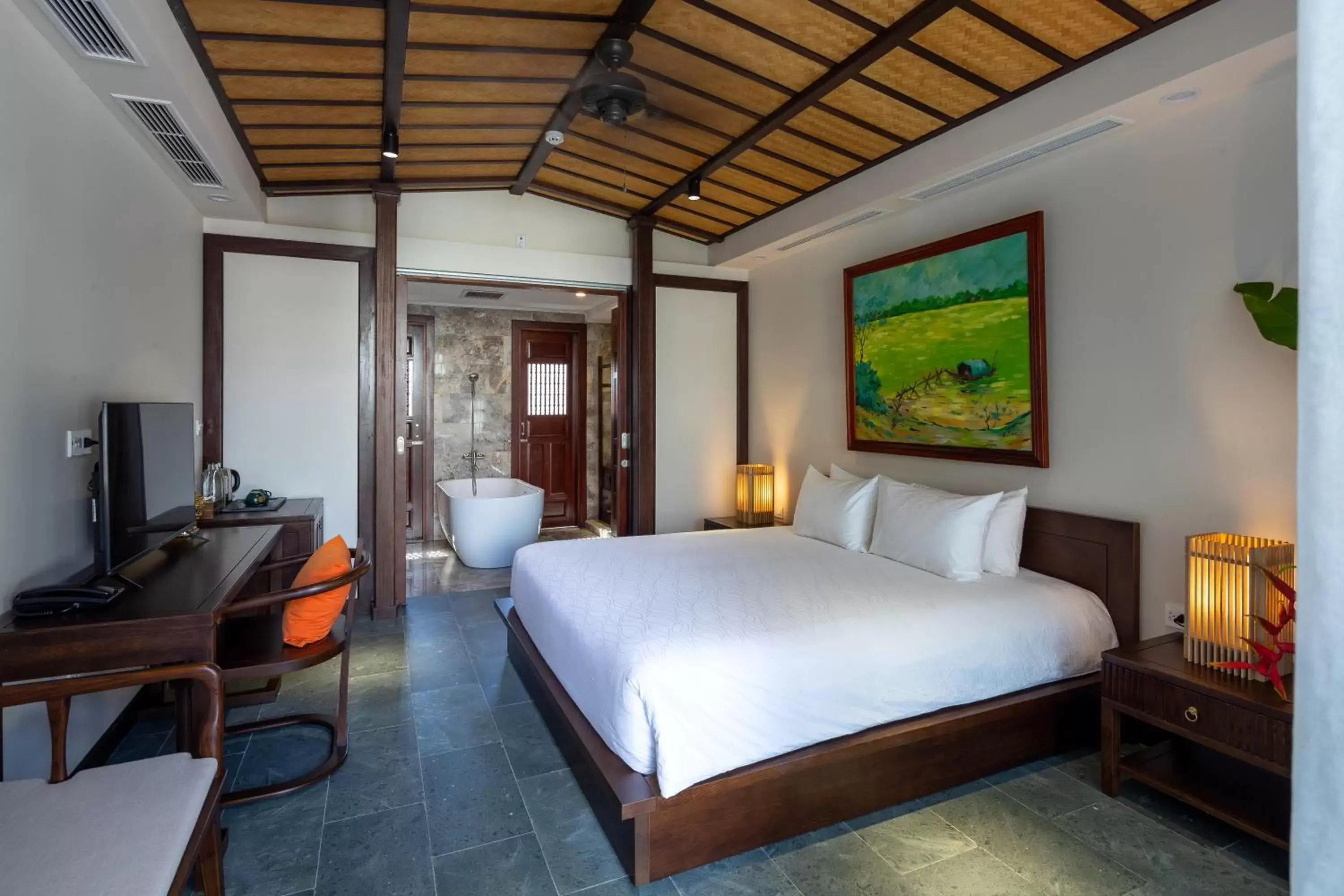 Bedroom, Bed in Nghê Prana Hotel and Spa Hoi An Bedroom, Bed in Nghê Prana Hotel and Spa Hoi An