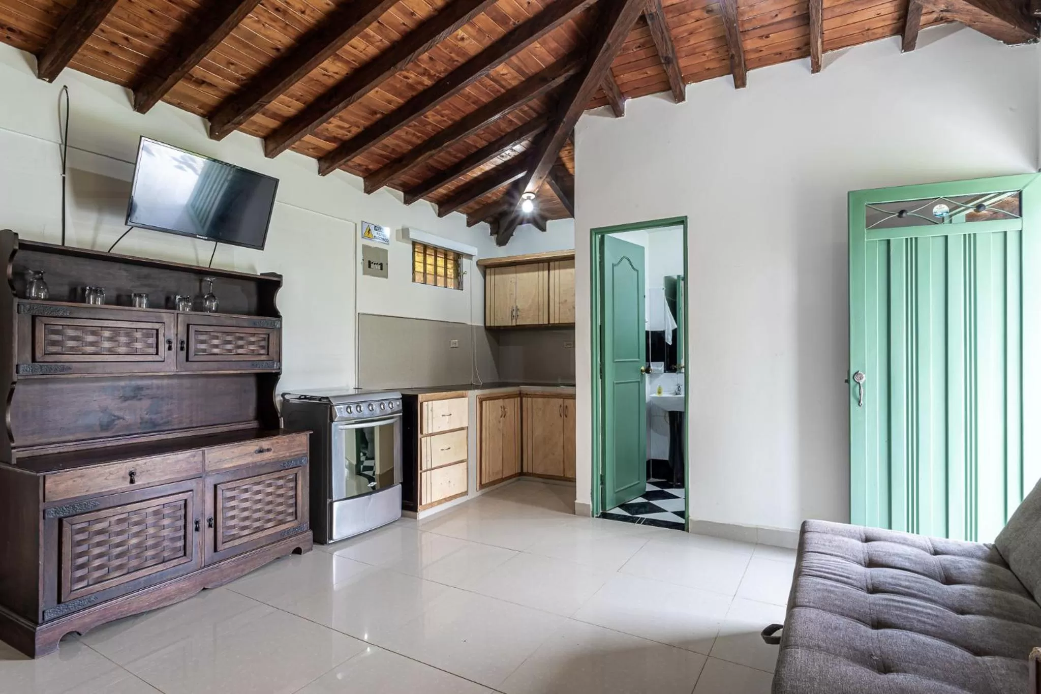 Kitchen or kitchenette in Soy Local Guatape Campestre