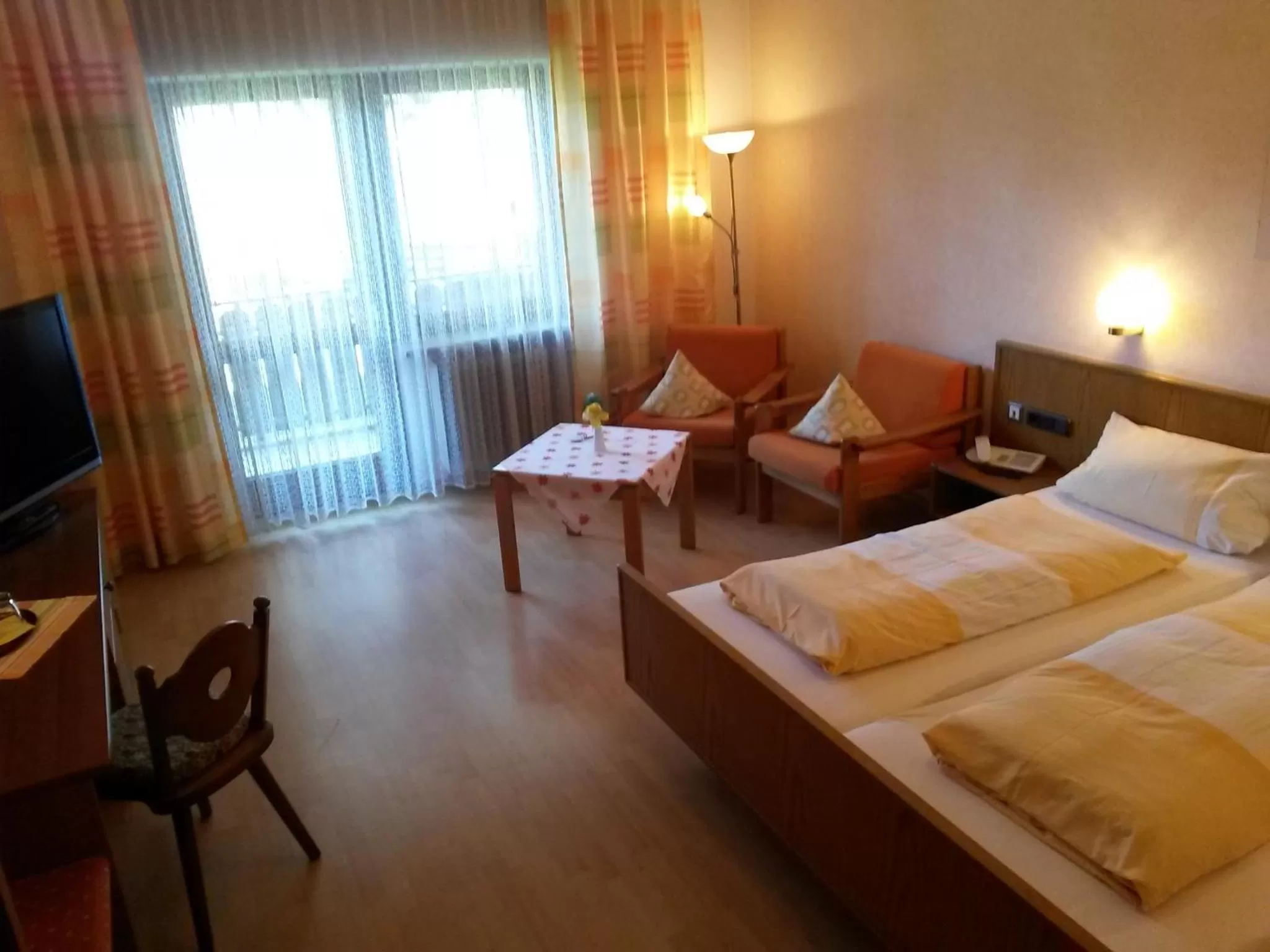 View (from property/room), Bed in Kurhotel Anders