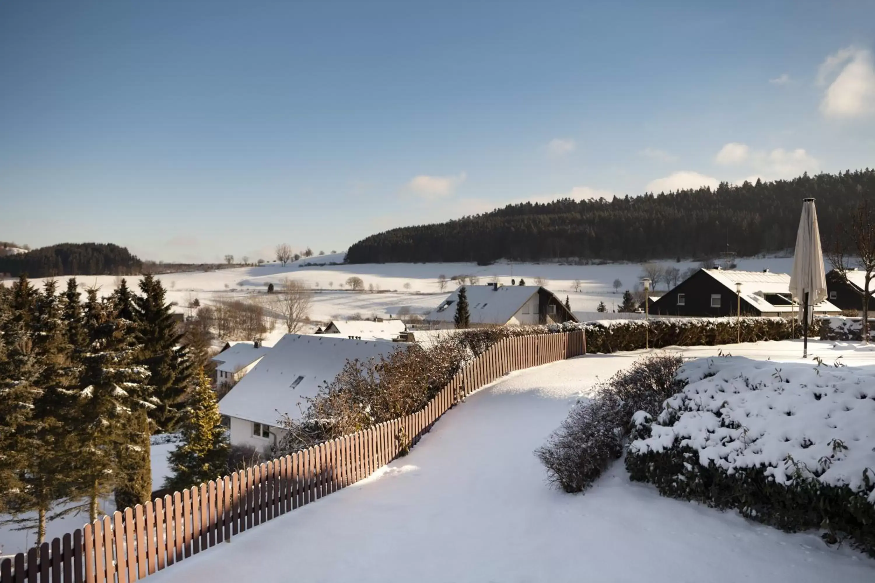 Garden view in H+ Hotel Willingen