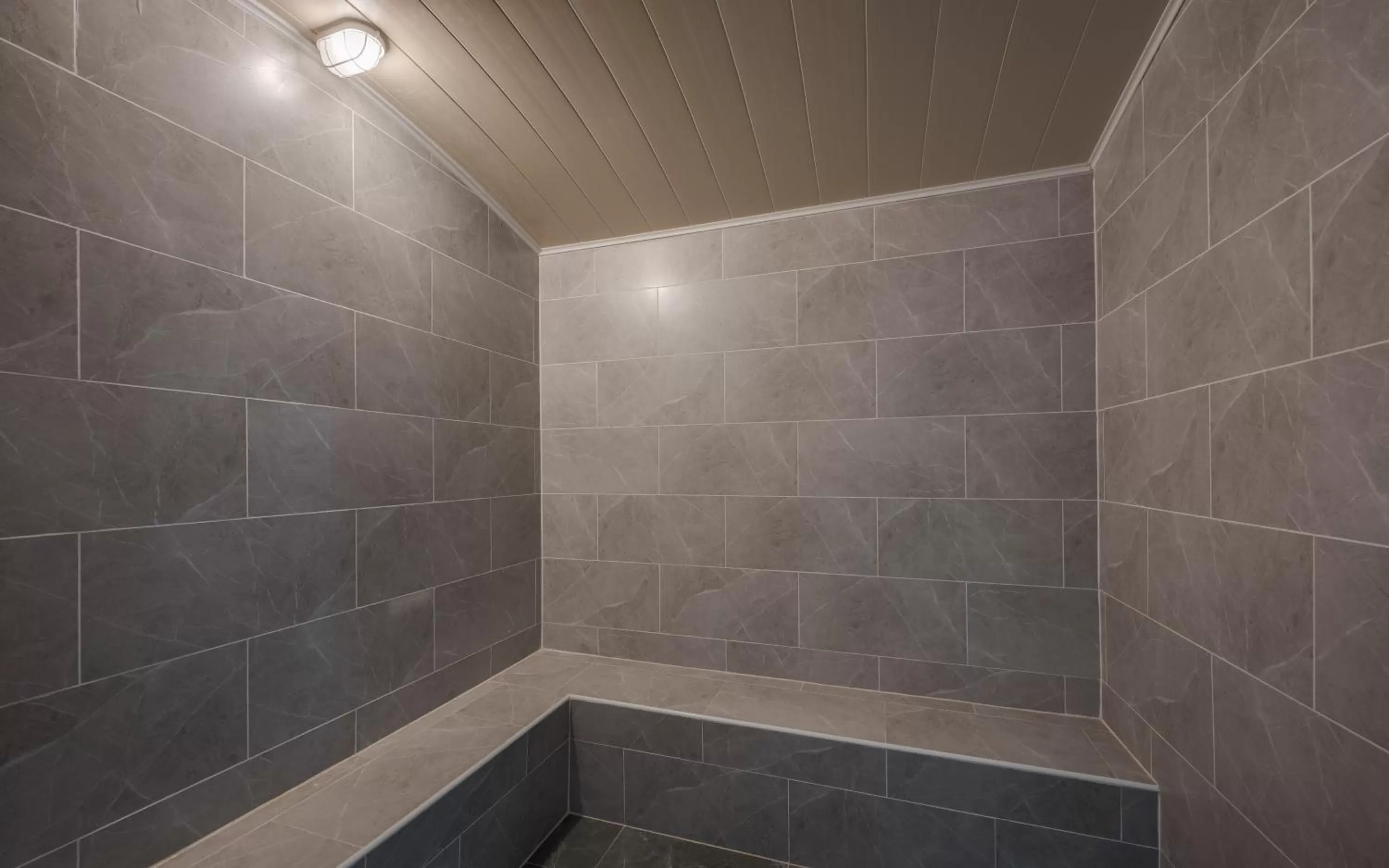 Steam room in AMATA Residence