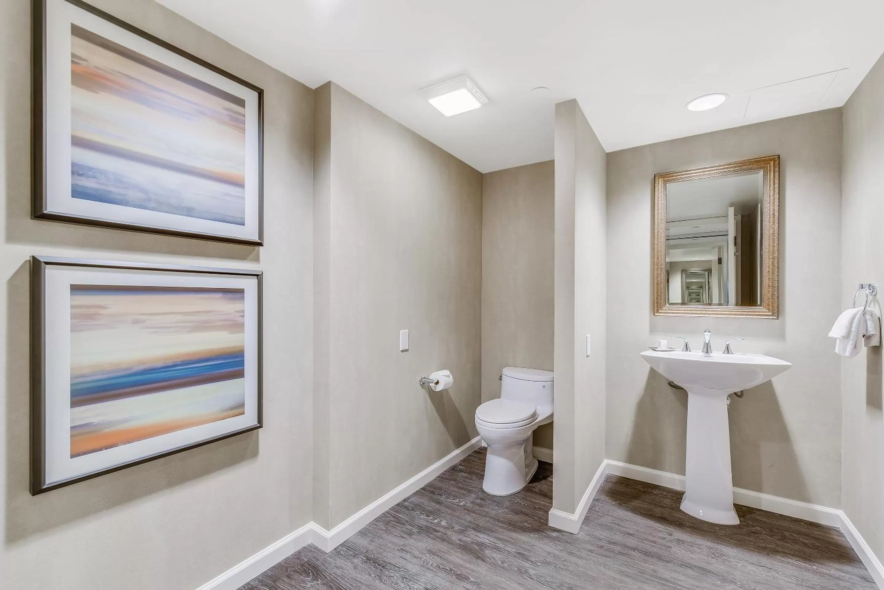 Bathroom in Caesars Republic Lake Tahoe, A Caesars Destination