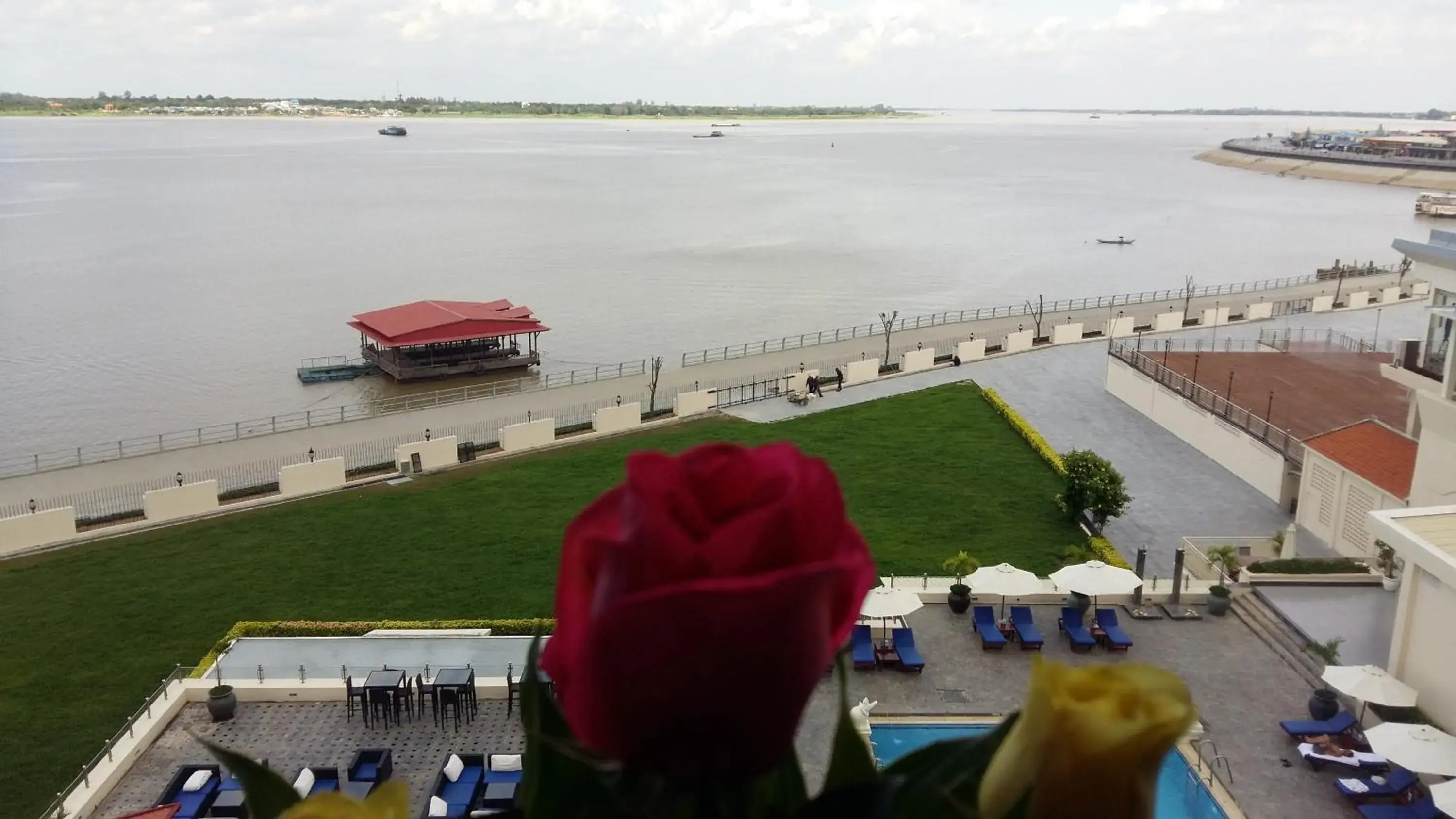 River view in Hotel Cambodiana