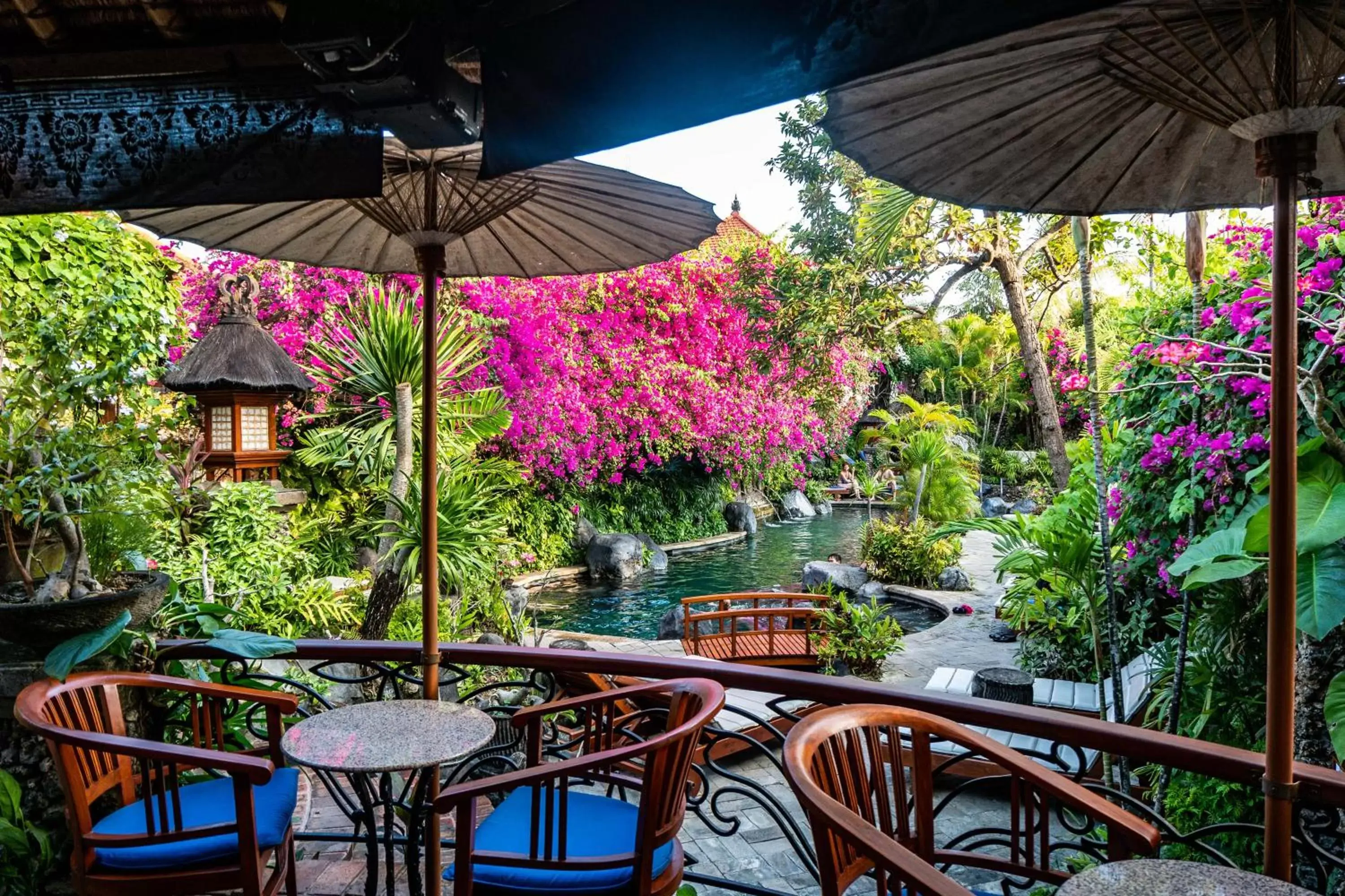 Pool View in Poppies Bali