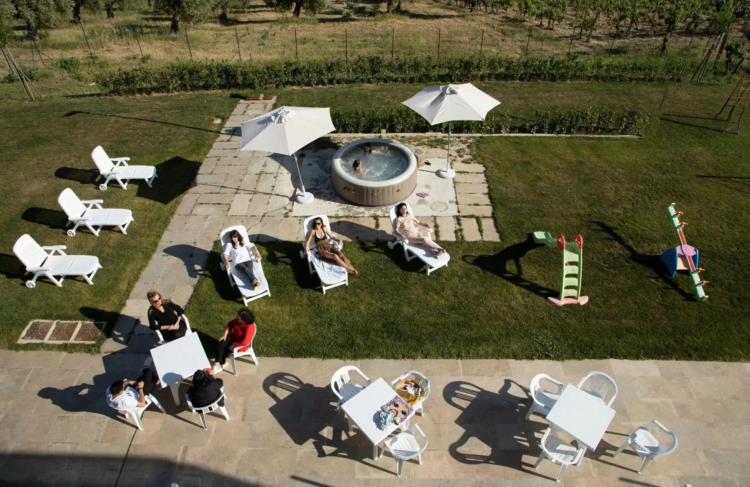 Garden, Bird's-eye View in Residence Borgo Offida