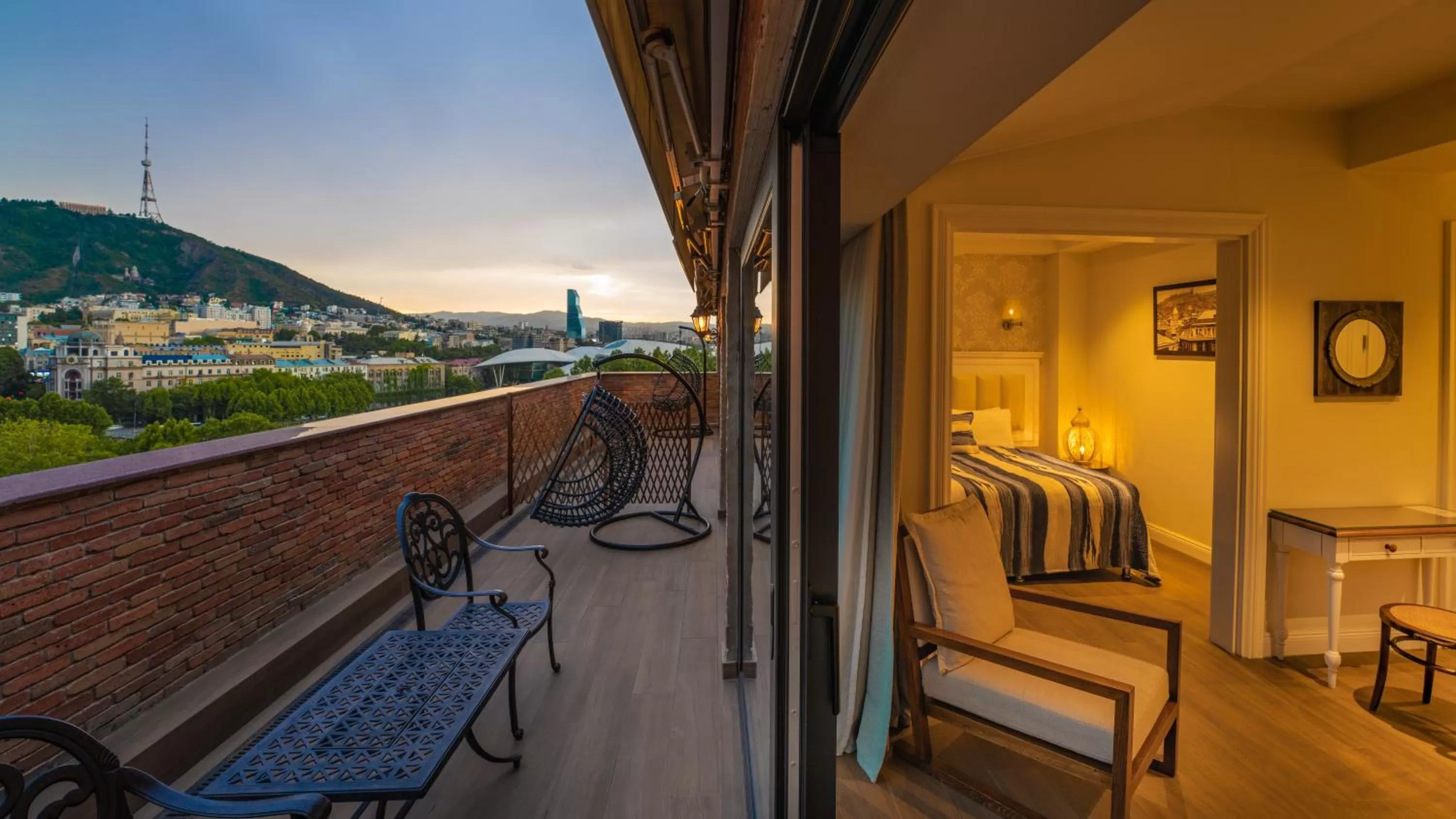 Balcony/Terrace in Hotel Passport Tbilisi