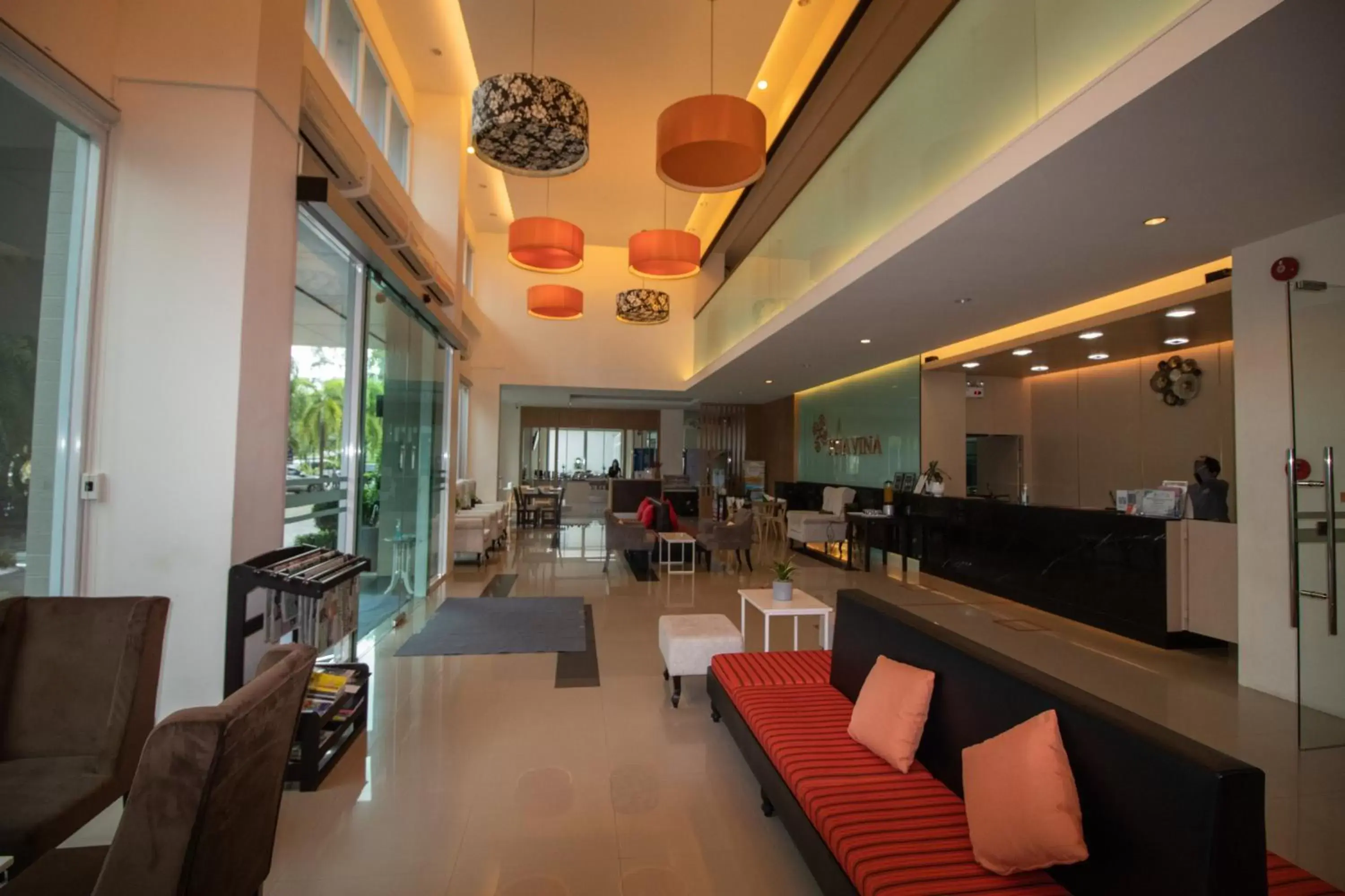 Lobby or reception, Restaurant/Places to Eat in Phavina Grand Boutique