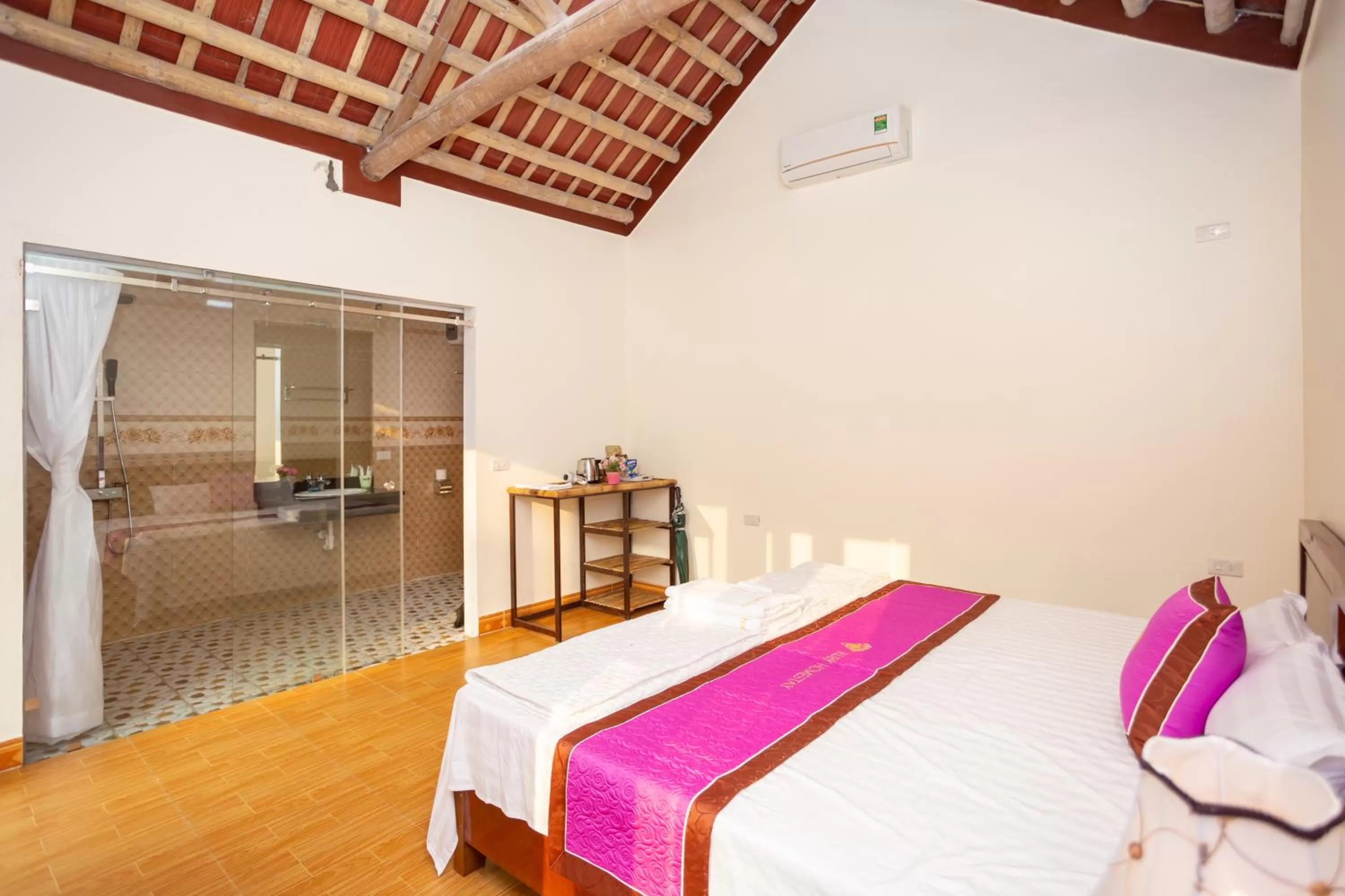 Bed in Ruby Homestay