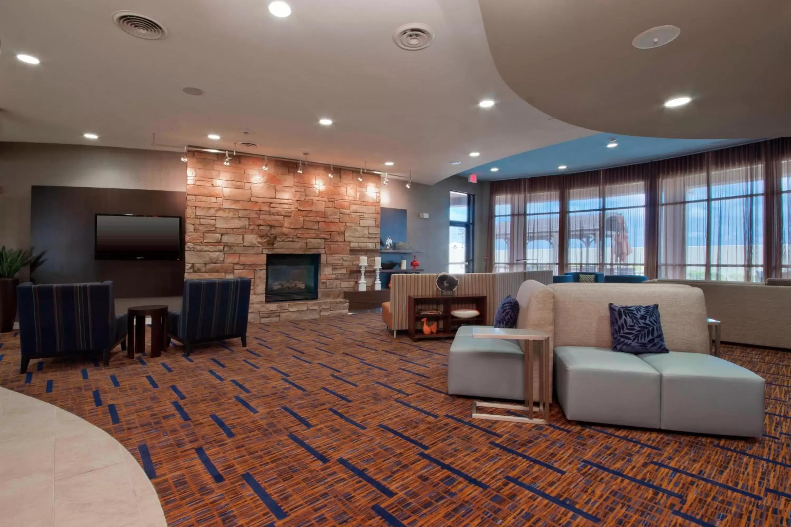 Lobby or reception, Seating Area in Courtyard by Marriott Amarillo West/Medical Center