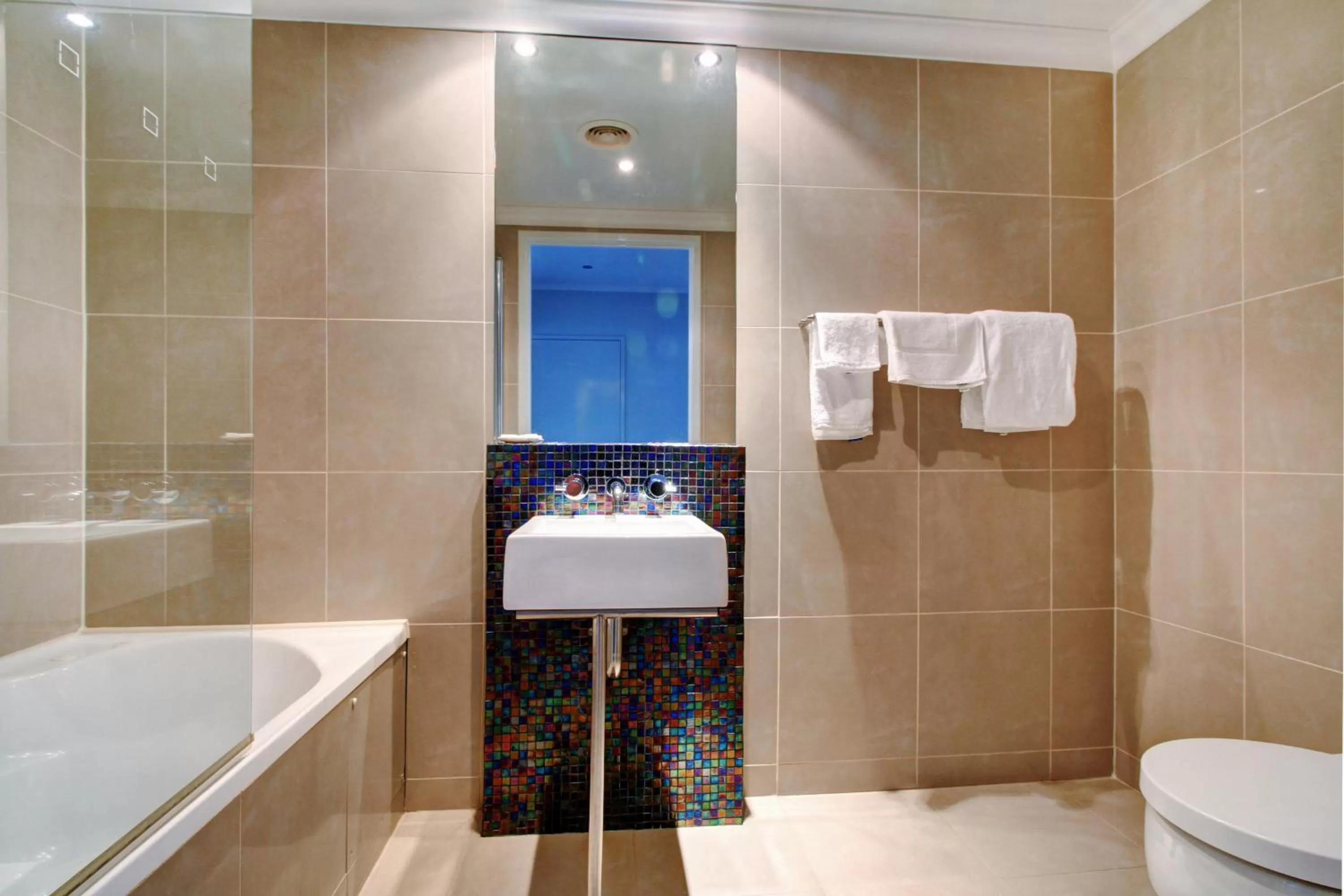 Bathroom in Sandcastle Apartments