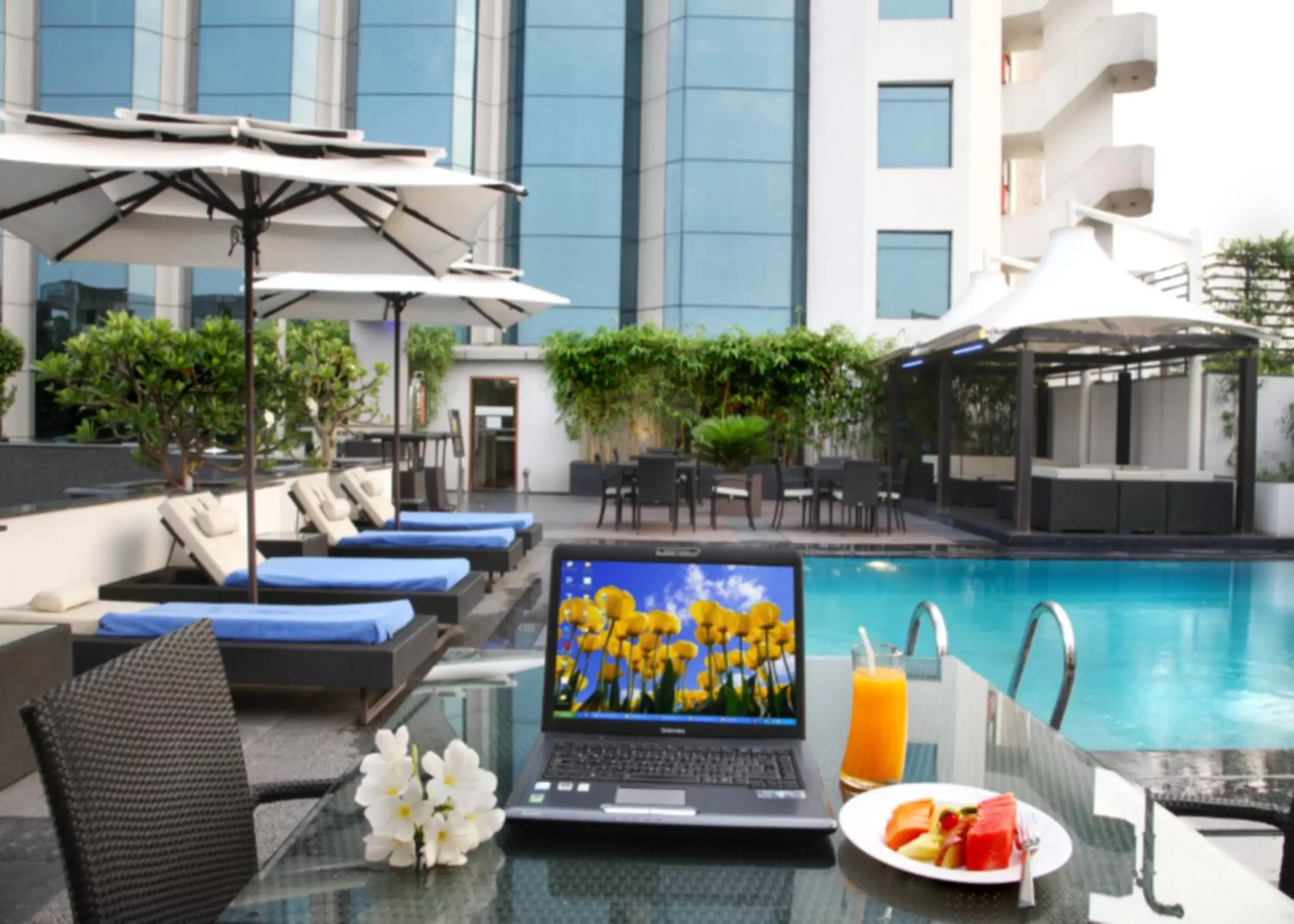 Swimming Pool in The Golkonda Hotel