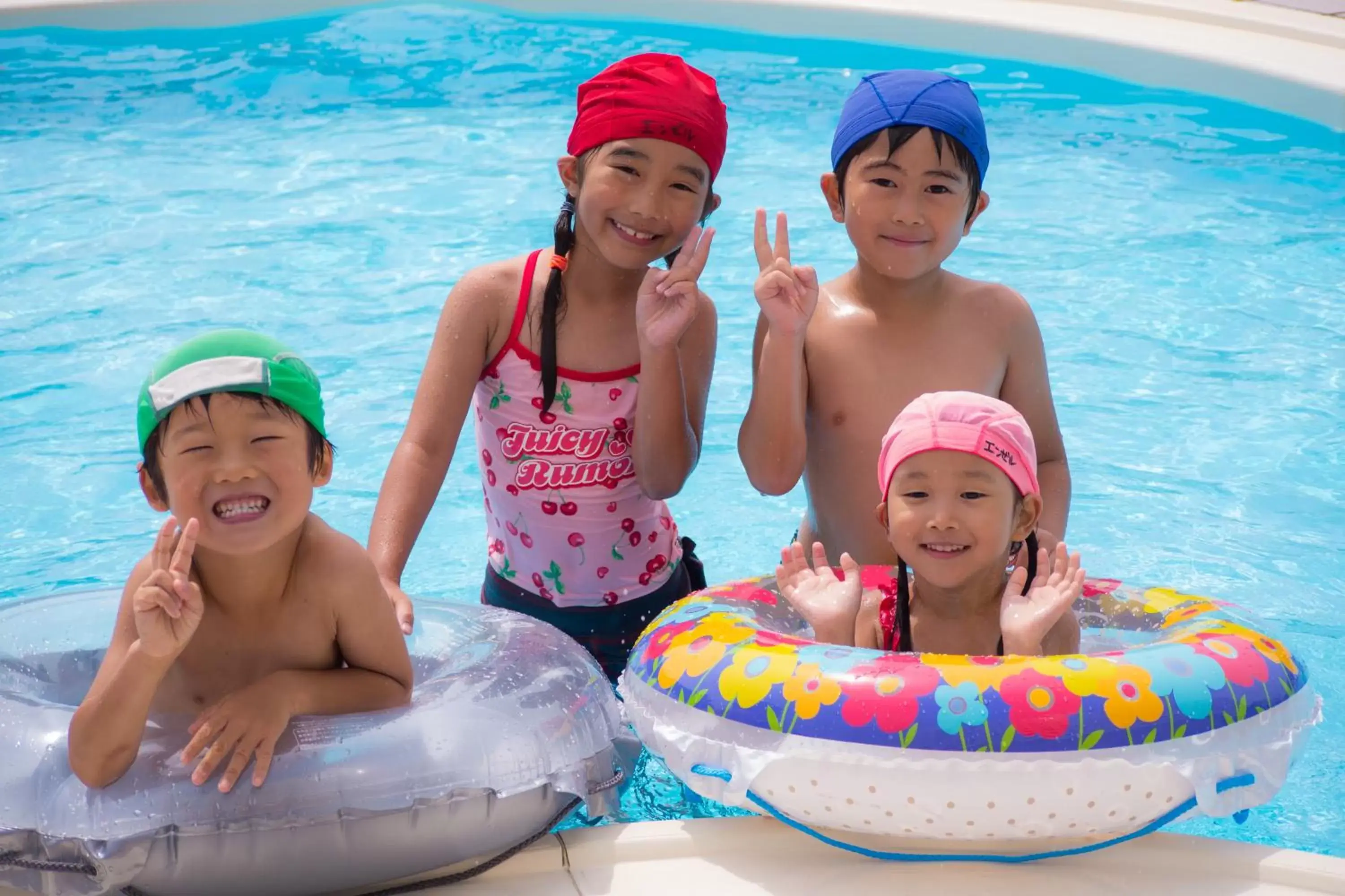 Swimming pool, Children in Hotel Angel Grandia Echigo Nakazato