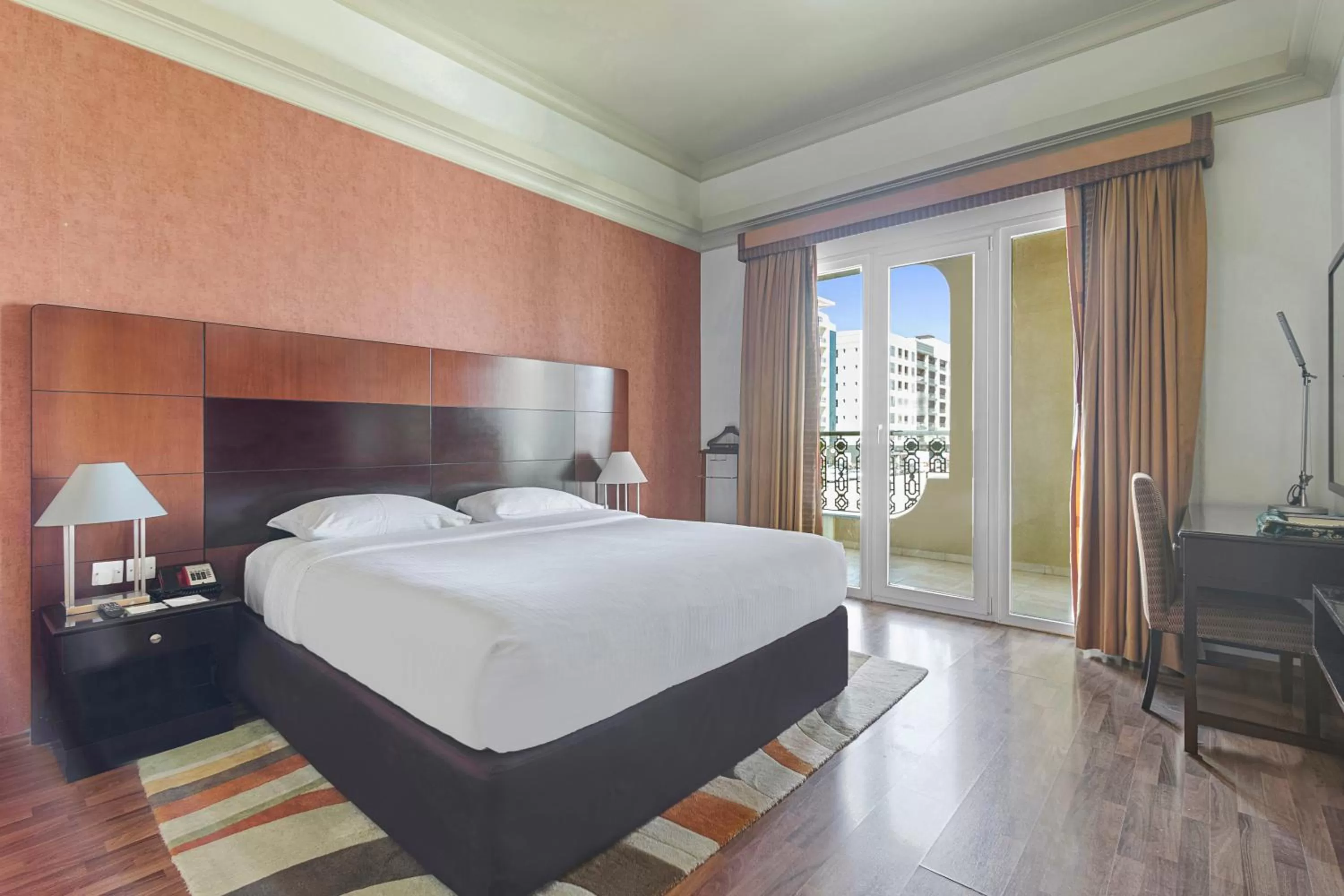 Bed in Al Khoory Hotel Apartments Al Barsha