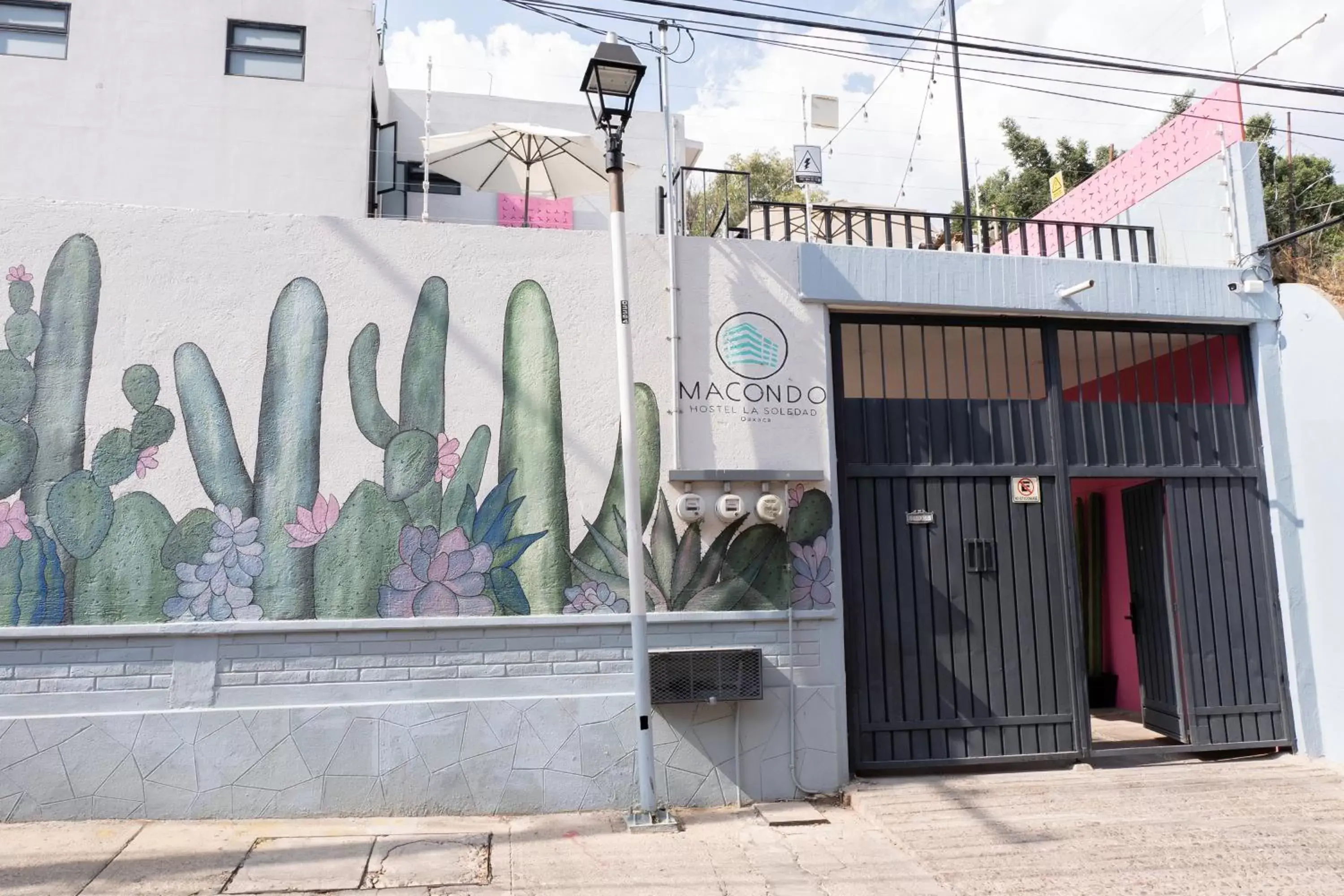 Facade/entrance in Casa Soledad