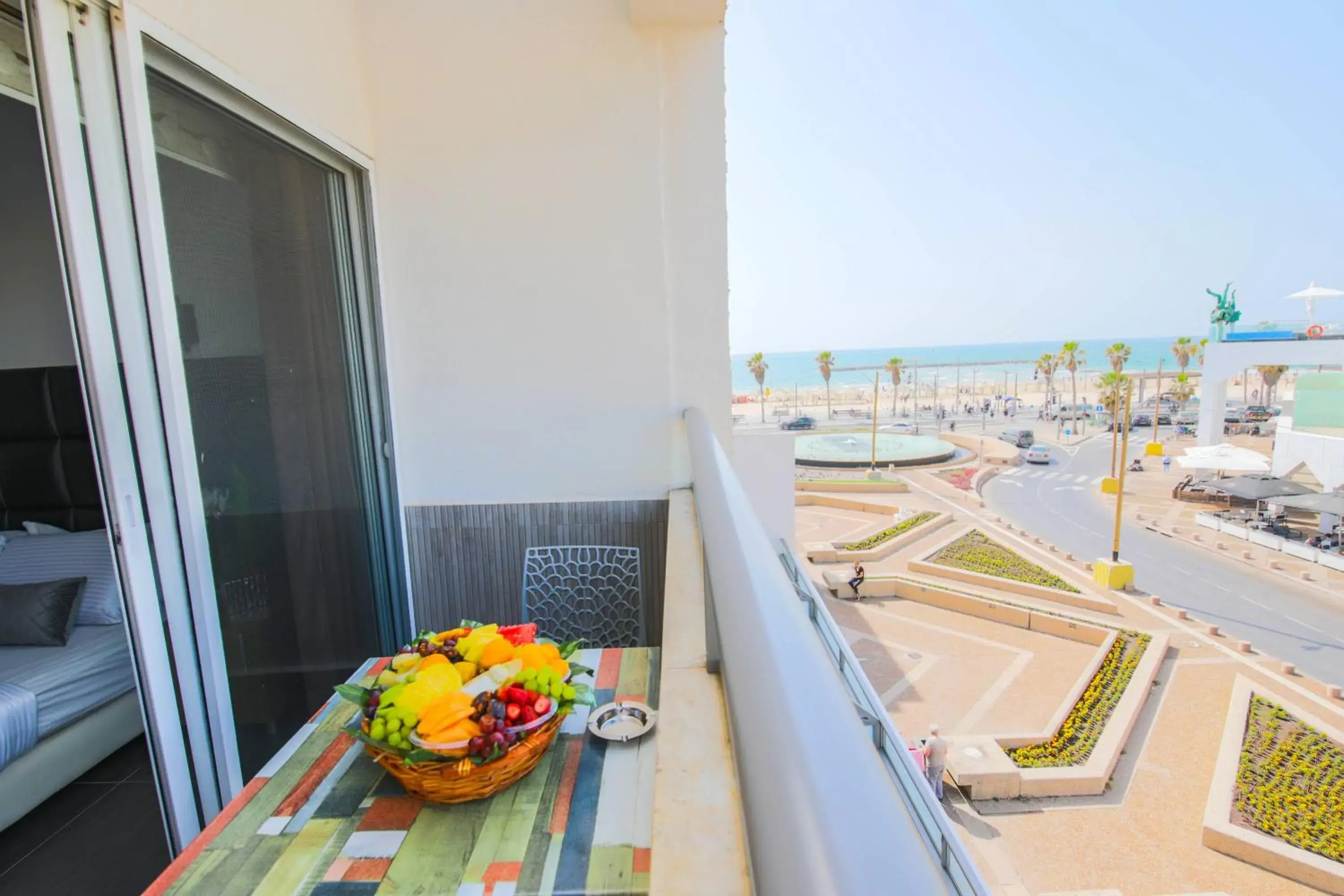 Balcony/Terrace in Miami Beach Hotel Tel Aviv