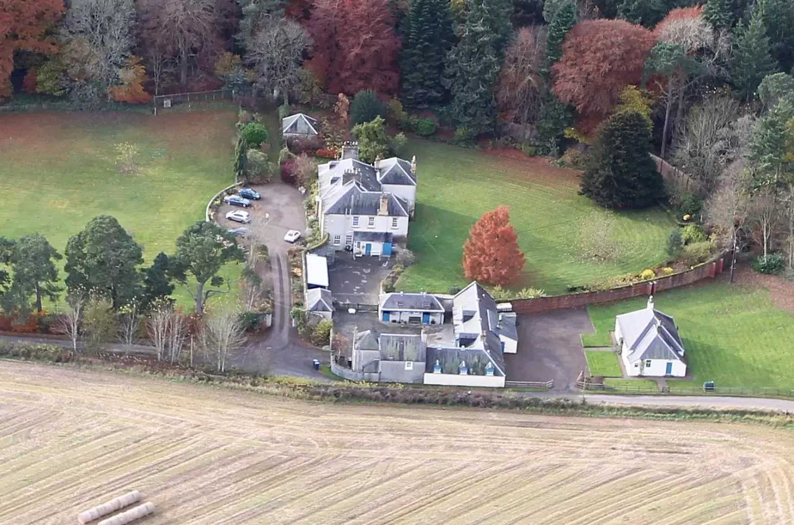 Property building, Bird's-eye View in Kirklands House Melrose Bed and Breakfast