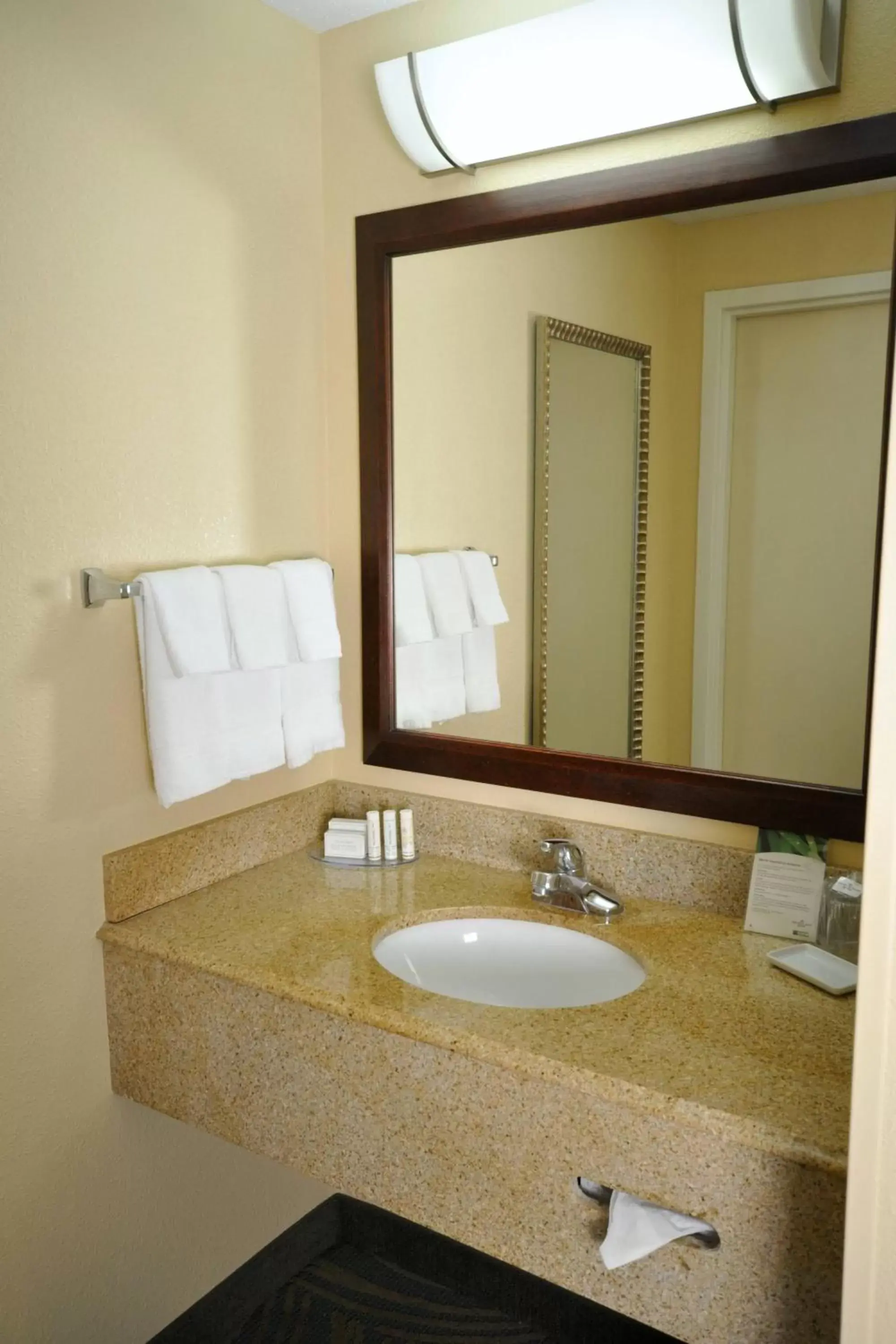 Bathroom in SpringHill Suites Galveston Island